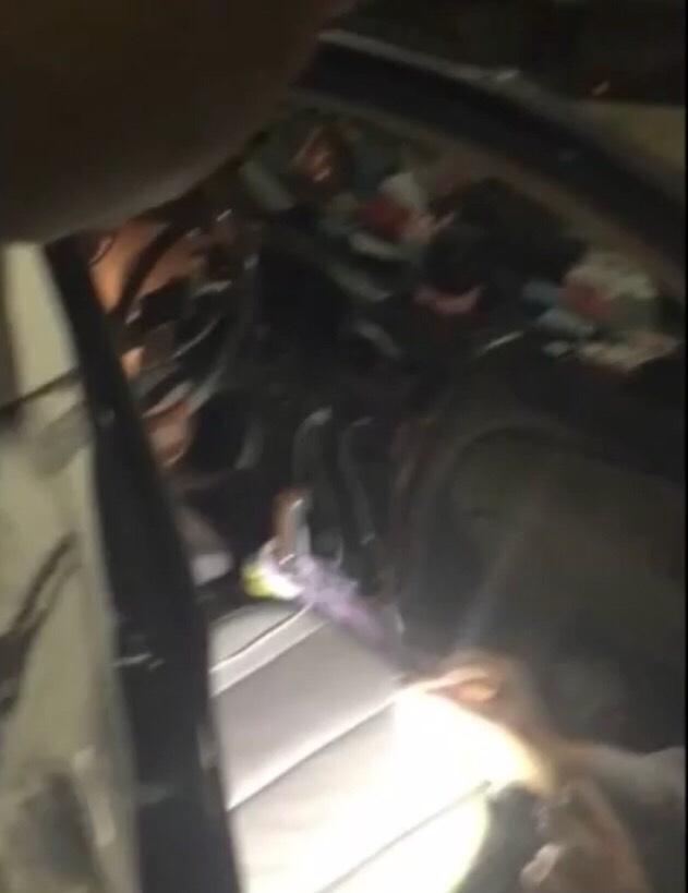 警方在倪嫌車上發現安非他命。（翻攝畫面）