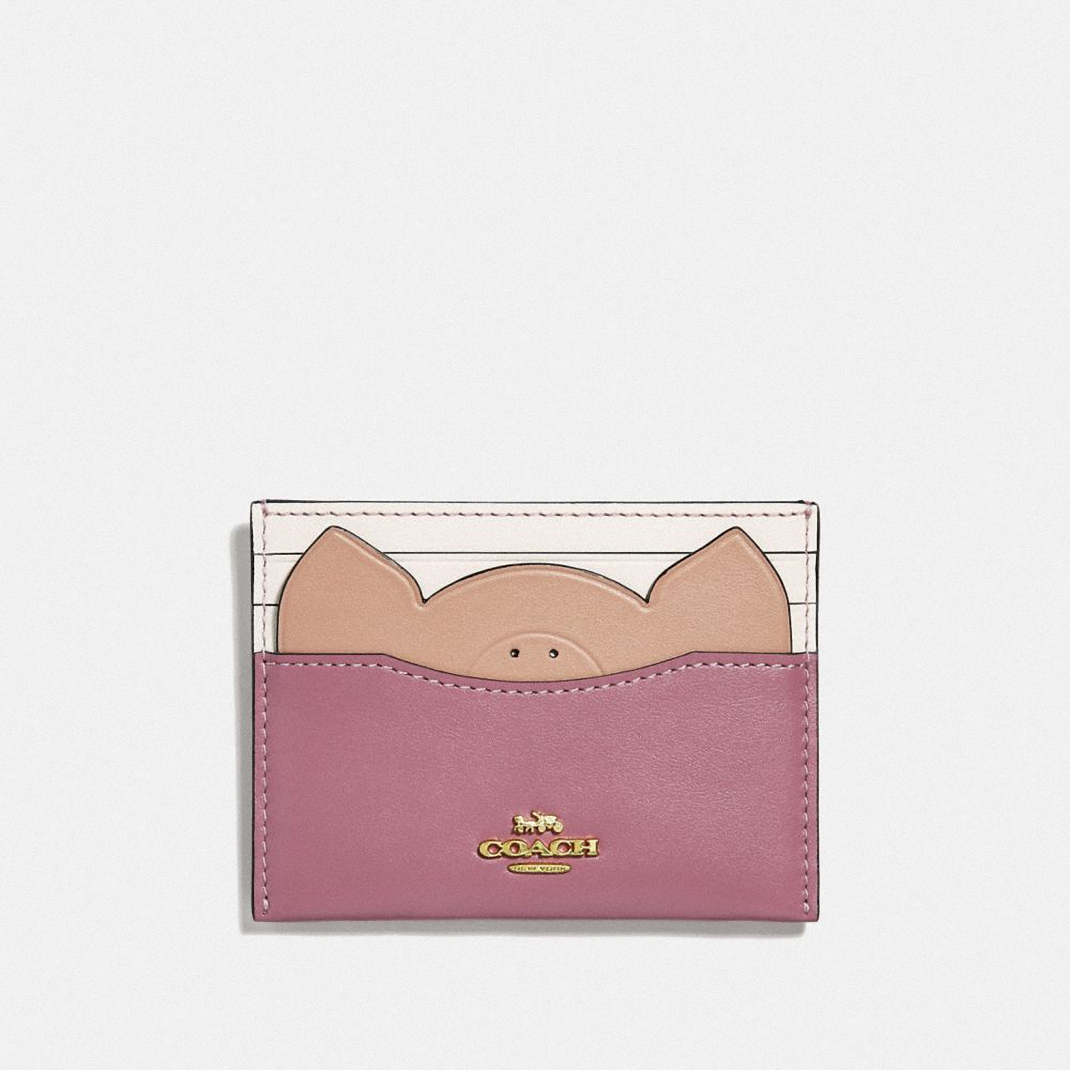 小豬名片夾。NT$3,900〈COACH提供〉