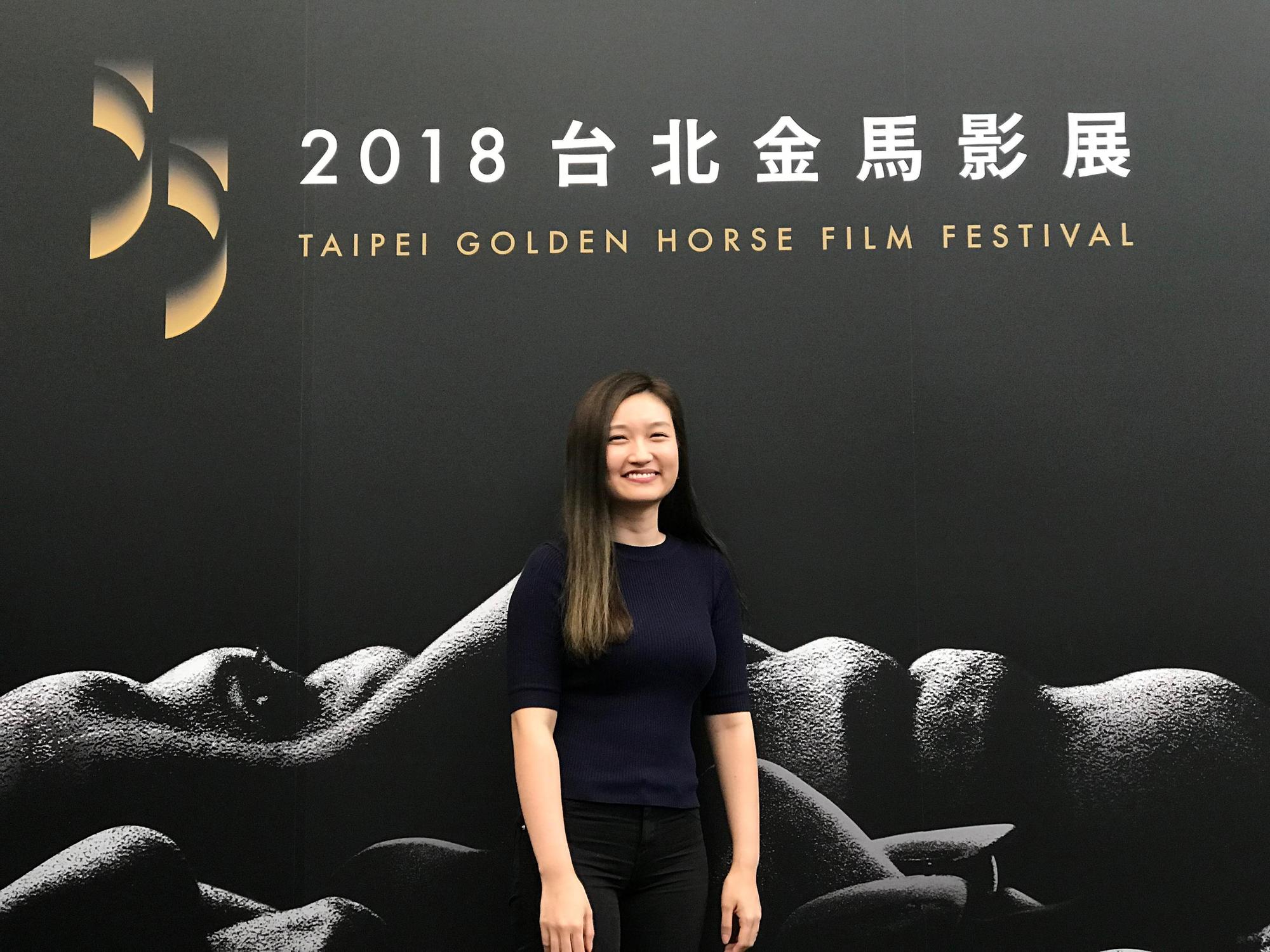 黃秋生主演的電影《淪落人》11日在台放映,導演陳小娟現身與觀眾交流。(甲上娛樂提供)