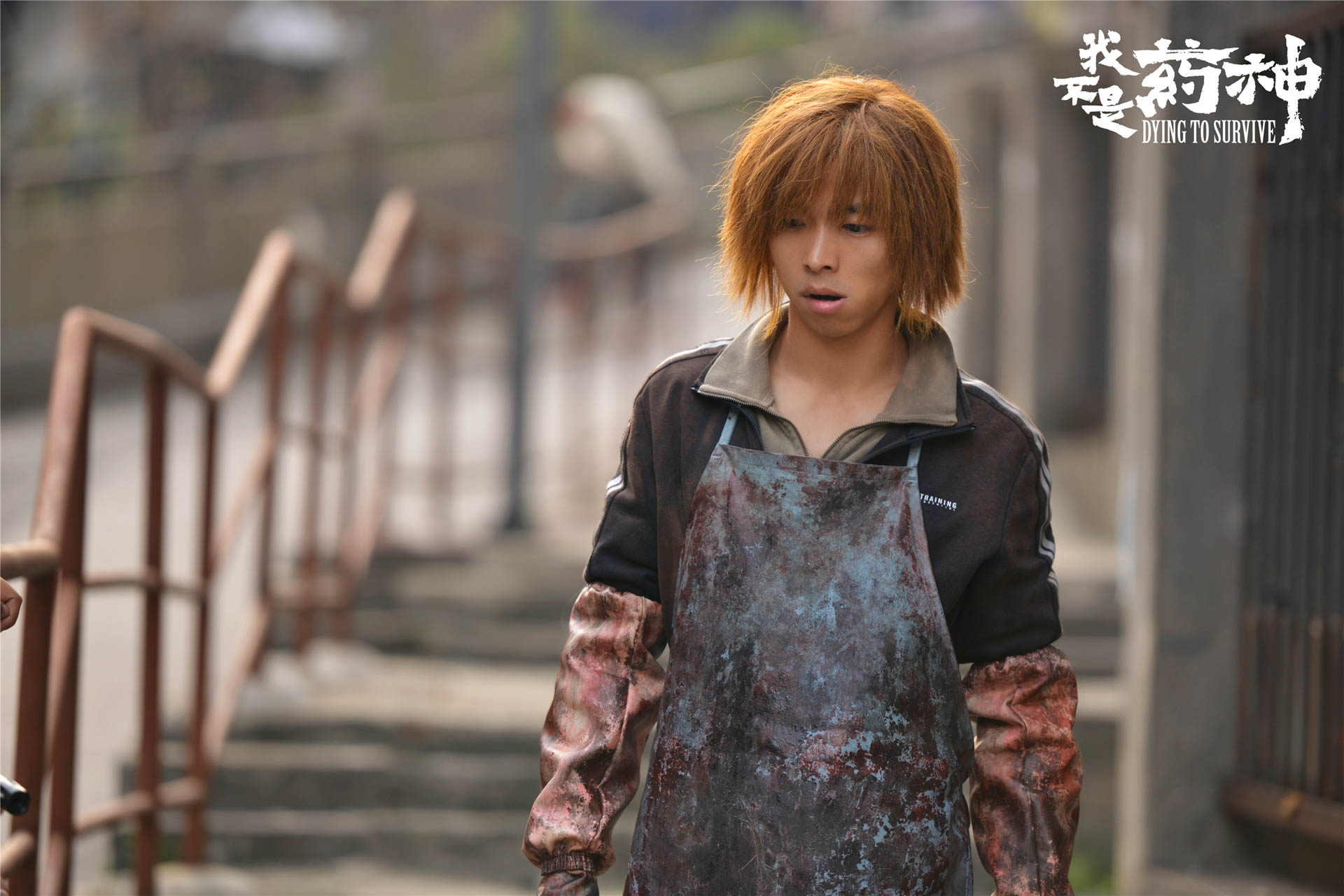 36歲章宇在《我不是藥神》演出患有白血病的20歲少年「黃毛」。（金馬執委會提供）