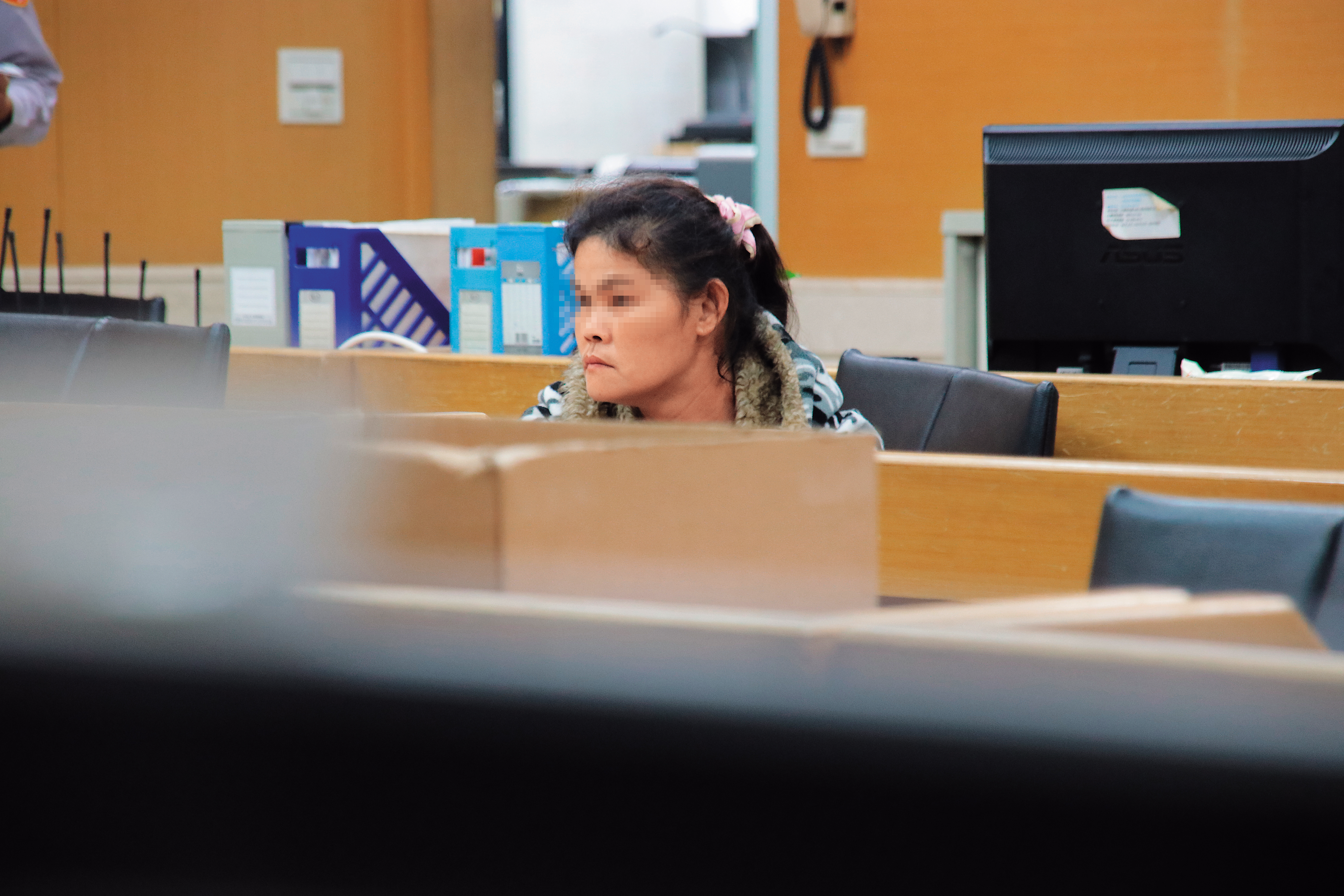 林女母親（圖）對女兒的所作所為，並未表示任何意見。