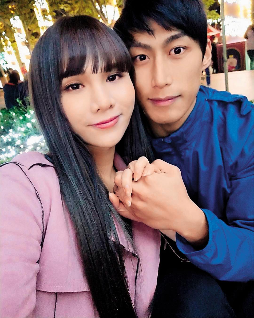 小A辣和猛男男友的戀情被本刊曝光,至今依舊甜蜜蜜。(翻攝自小A辣IG)