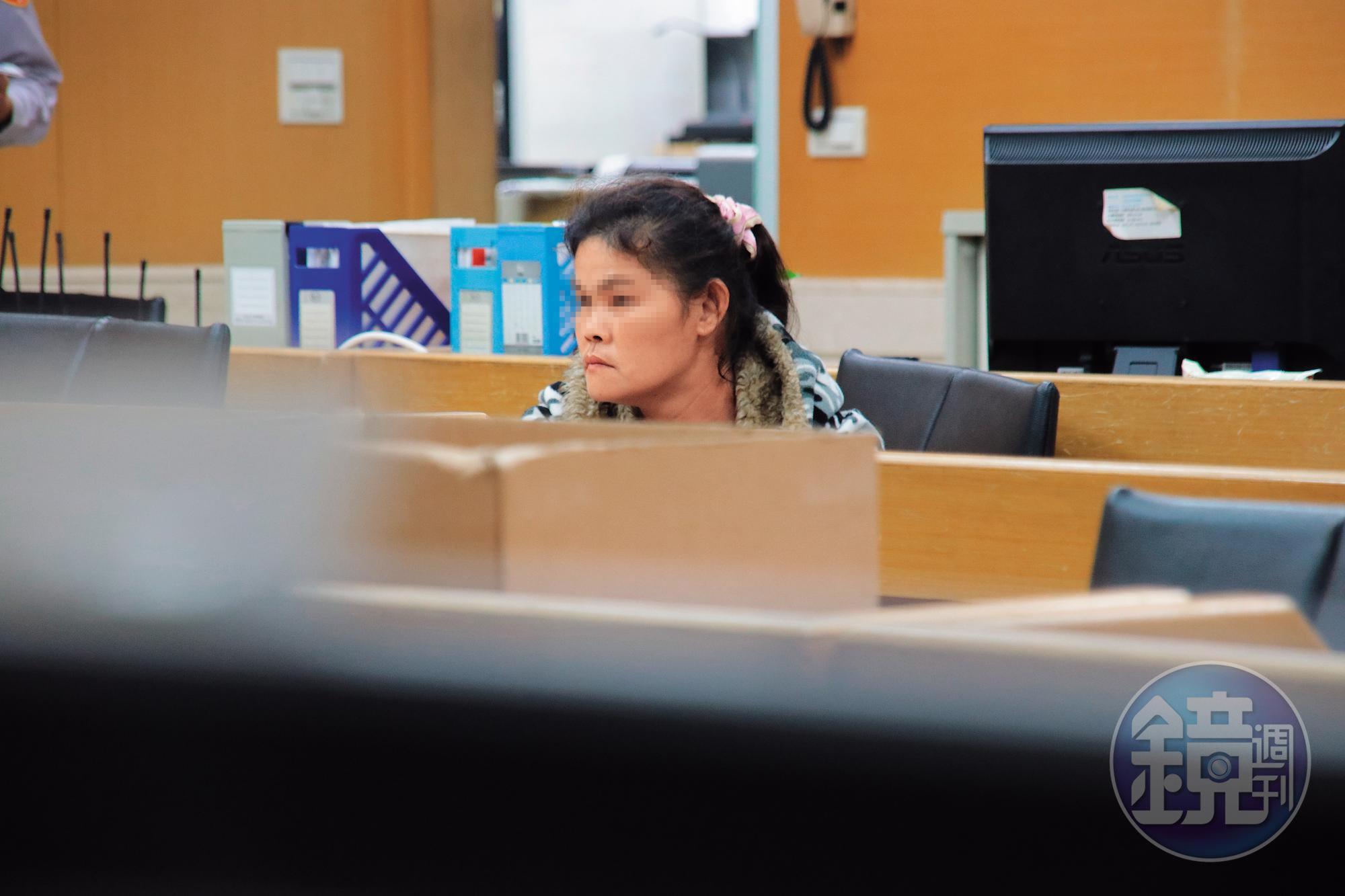 林女母親(圖)對女兒的所作所為,並未表示任何意見。