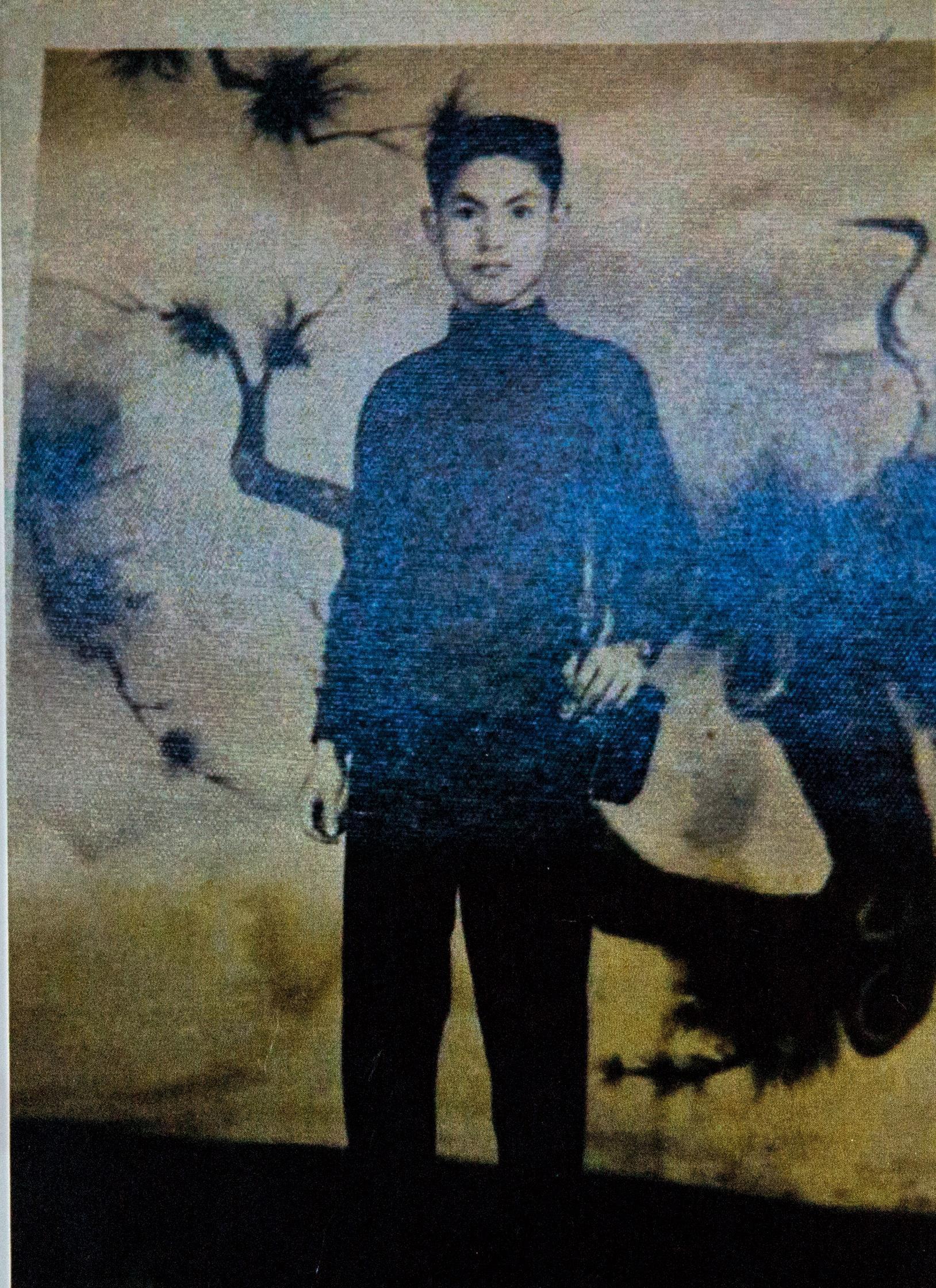 1964年,15歲的陳杏春至西門町「藍白時裝店」拜師學藝。(陳杏春提供)