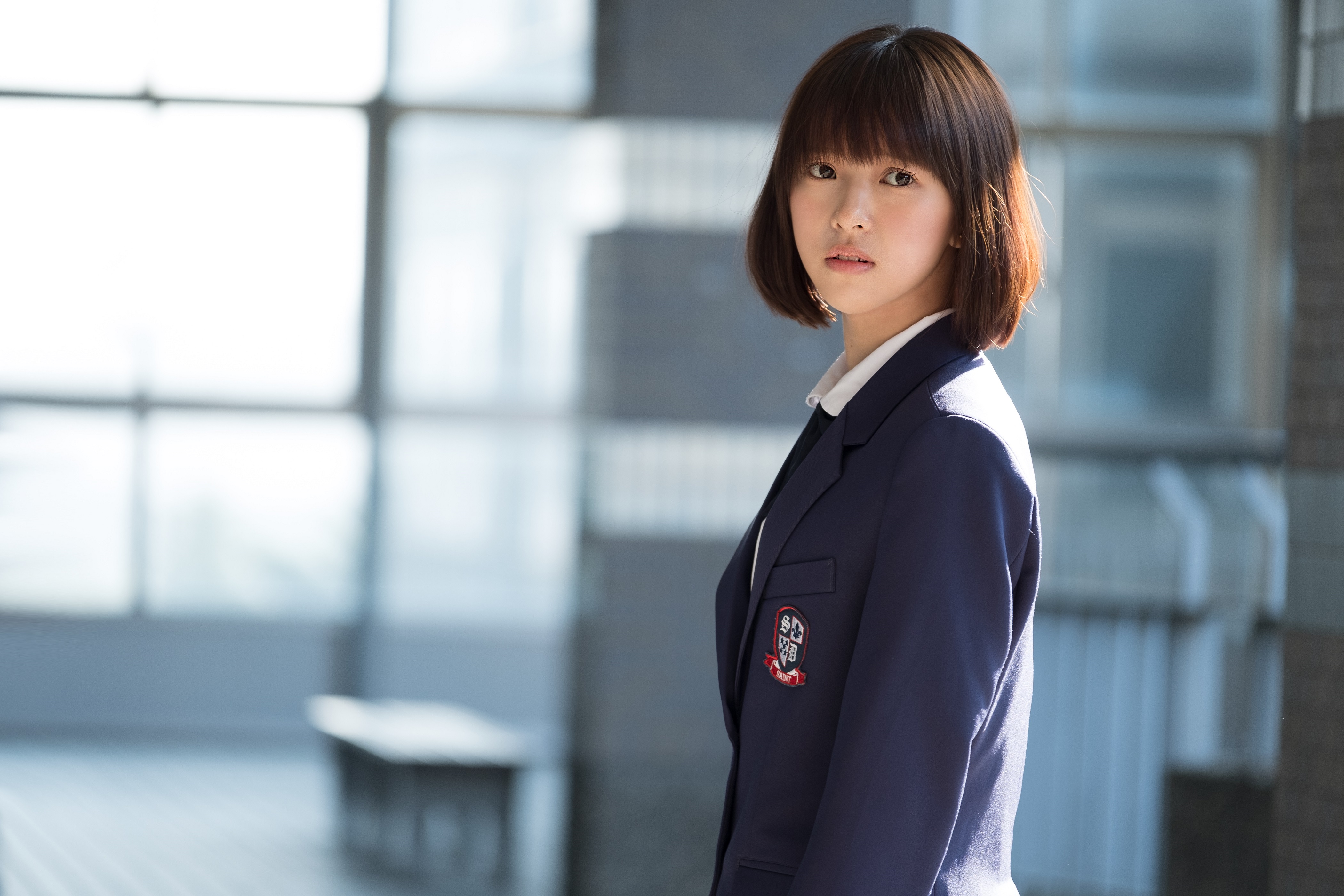 《有五個姊姊的我就註定要單身了啊》中,首次演戲的項婕如青春無敵。(群星瑞智提供)