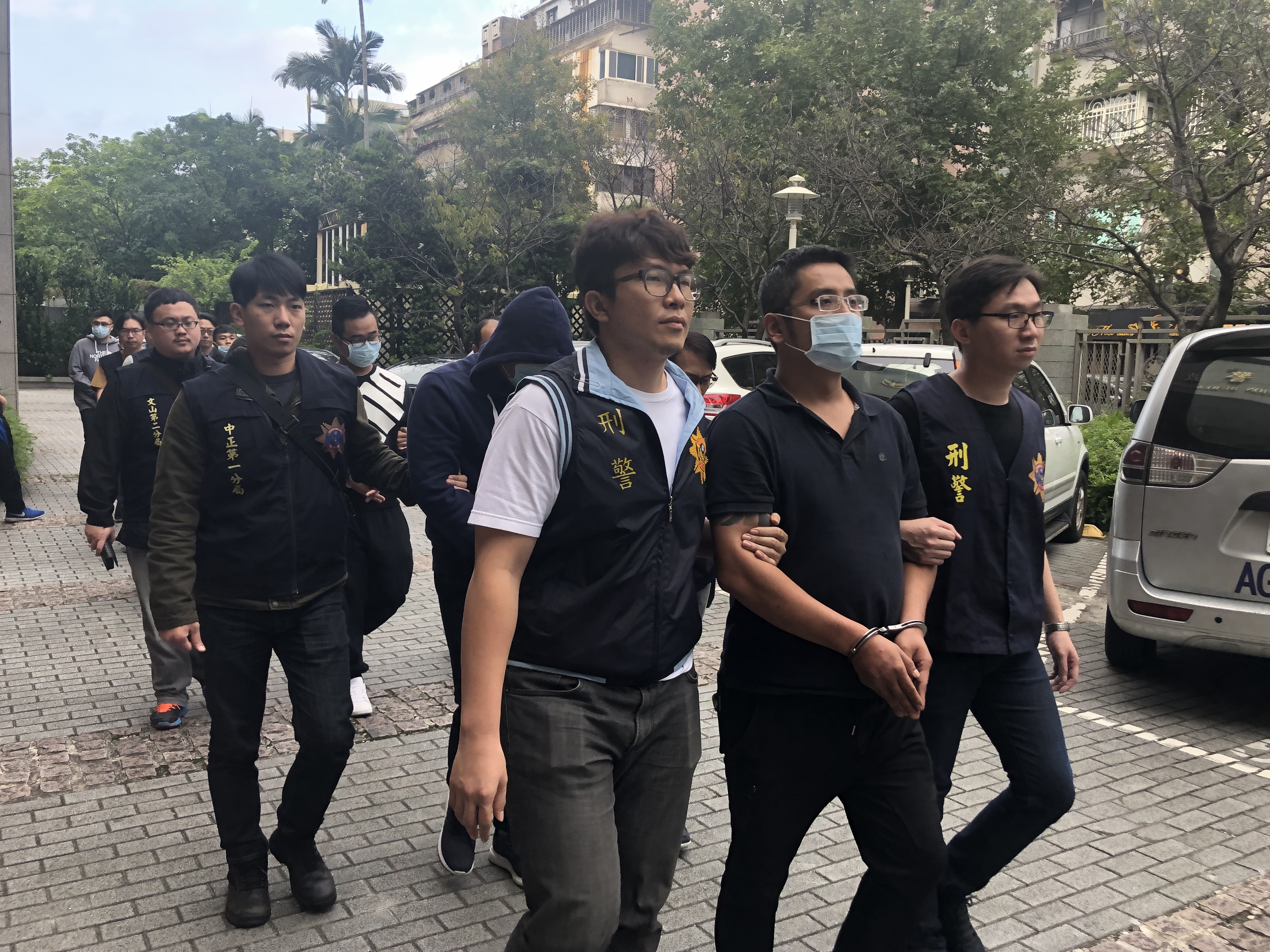 四海幫海亮堂主因傷害等罪嫌，遭警方移送法辦。（刑事局提供）