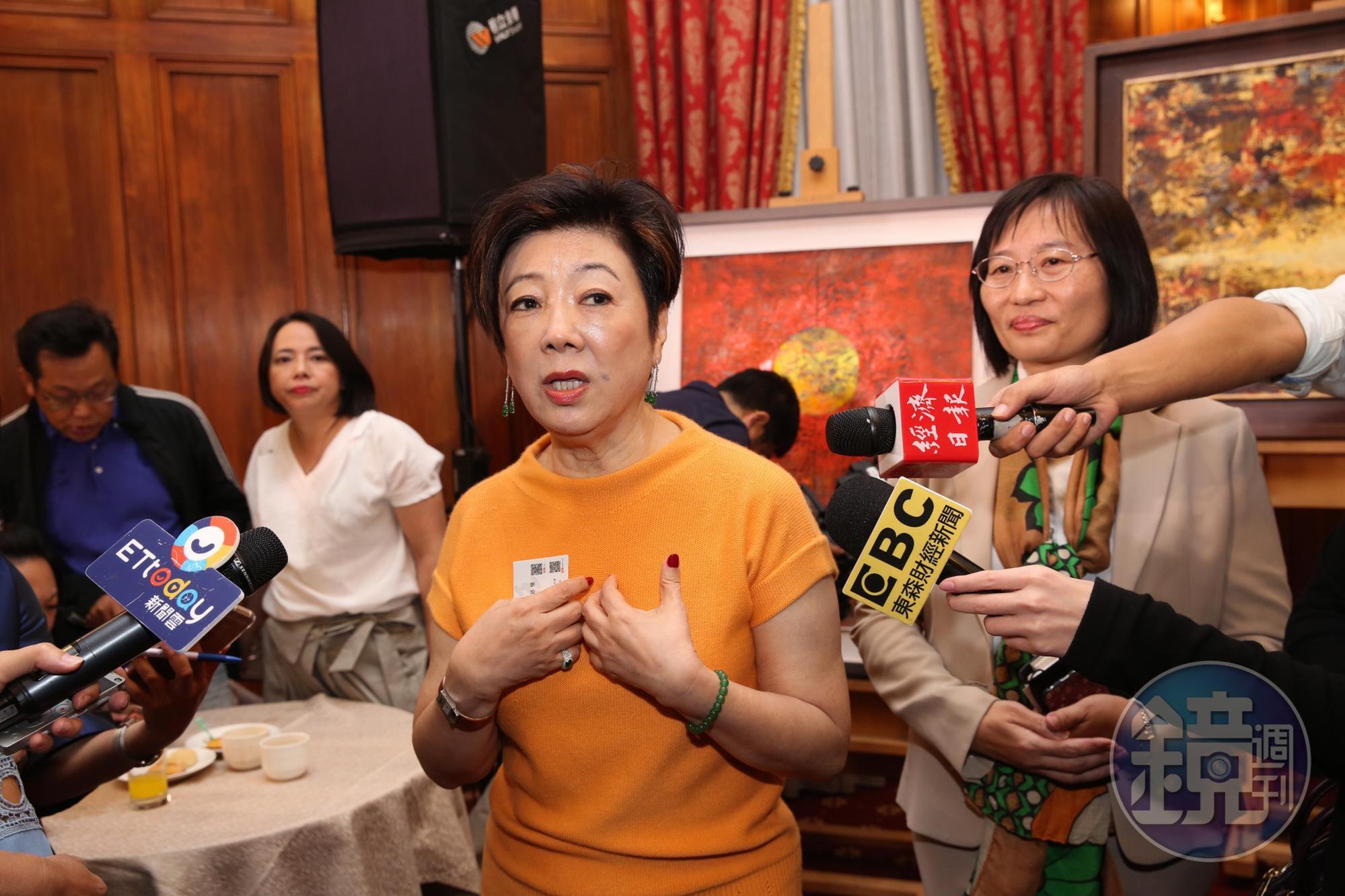 張淑芬說,如果遇到中國國家主席習近平的夫人彭麗媛,她會很自然的和她聊天、閒話家常。