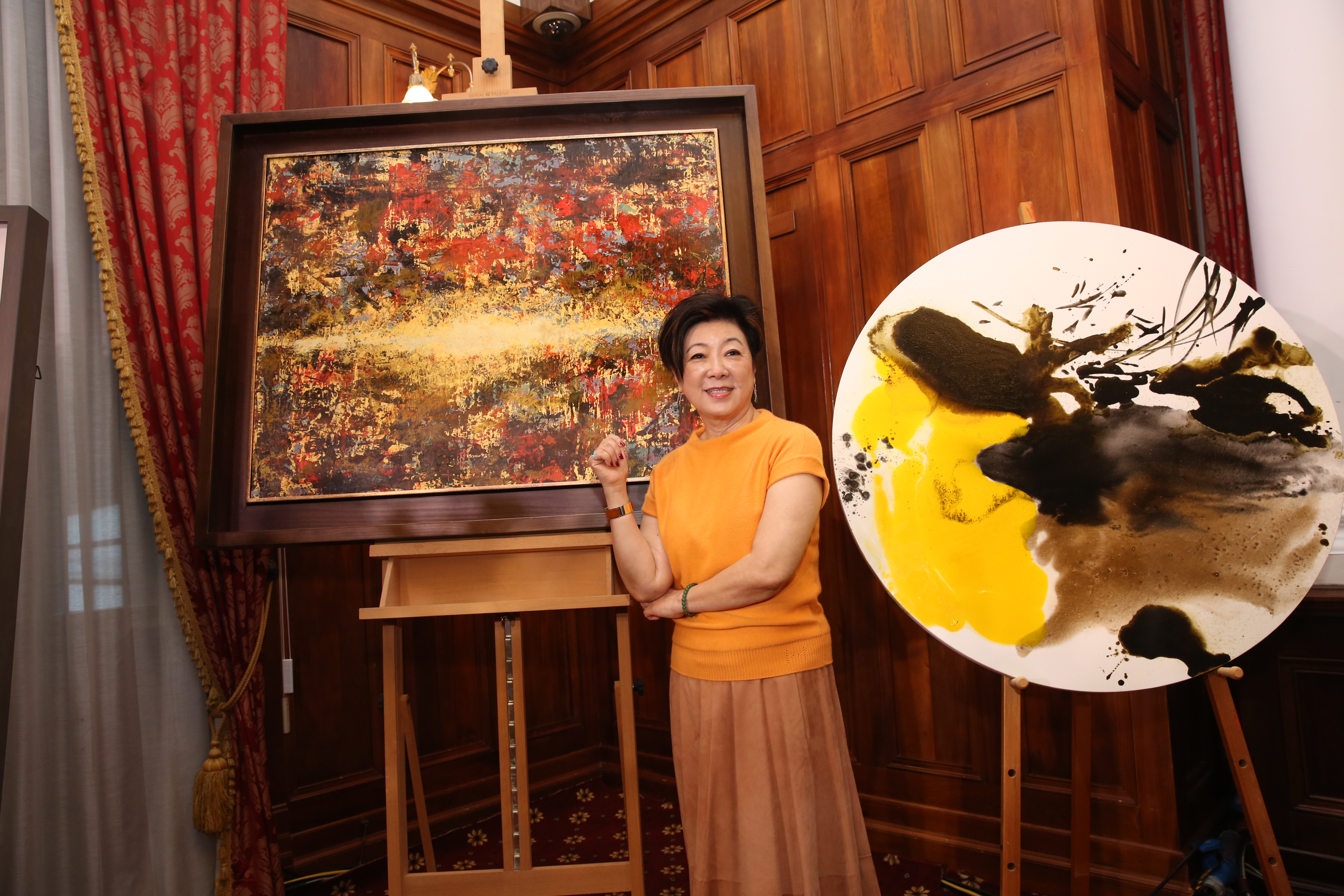 張淑芬表示，她將穿台灣品牌的衣服鞋子出席APEC。