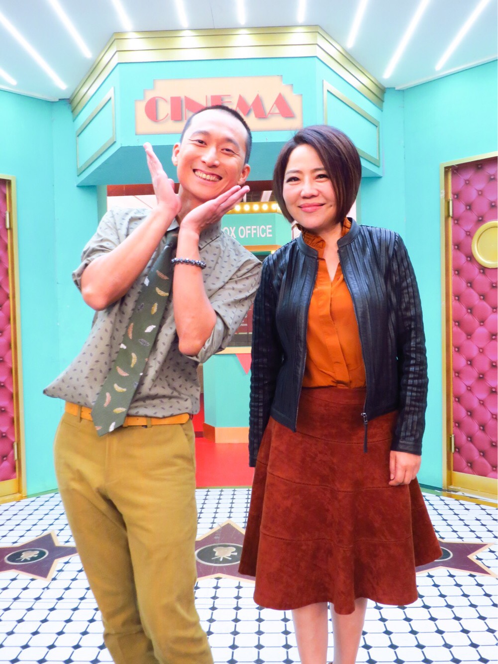 浩子開玩笑說想搶于美人的「主key」。（衞視中文台提供）