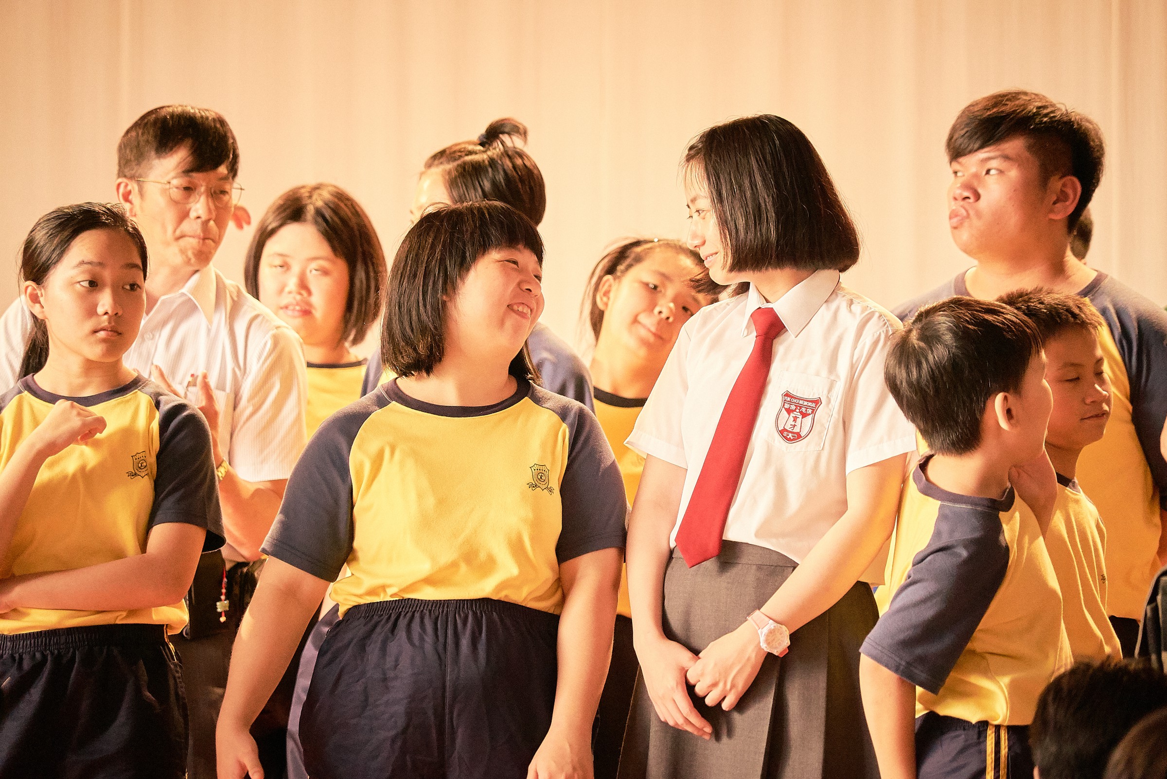 片中絕大部分的特教學生都是由素人演員本色出演,他們的表現真誠自然,討人疼愛。(甲上提供)