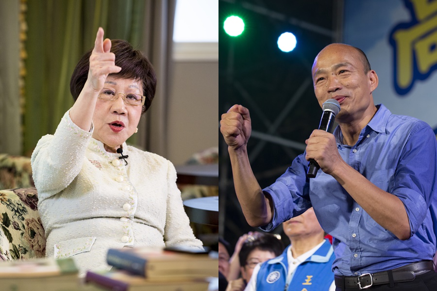 呂秀蓮昨（14日）上政論節目，批評韓國瑜有口號沒政見，並直言「人生的Loser都靠向他了」。