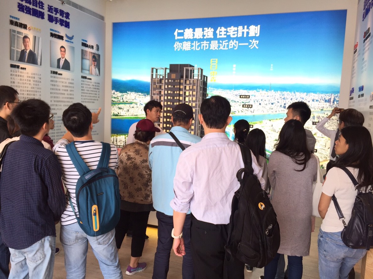 東森房屋三重仁義段重劃區新案，單週來人破百組。（東森房屋提供）