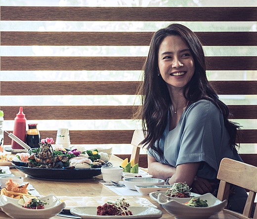 宋智孝在《非賣品》飾演被綁架的馬東石老婆。（車庫娛樂提供）