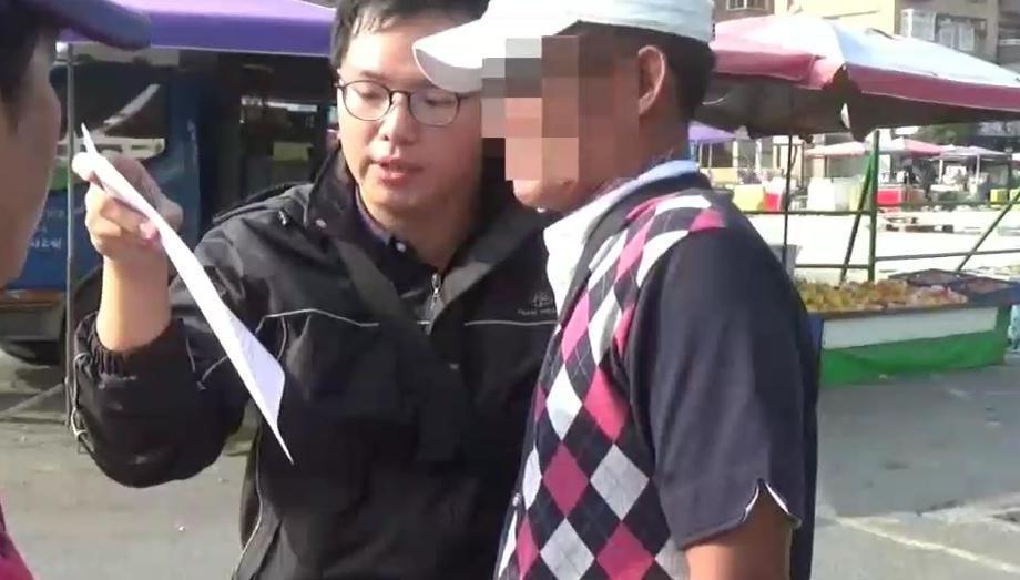 成立暴力集團壓榨百姓，王嫌被警方拘提。（警方提供）