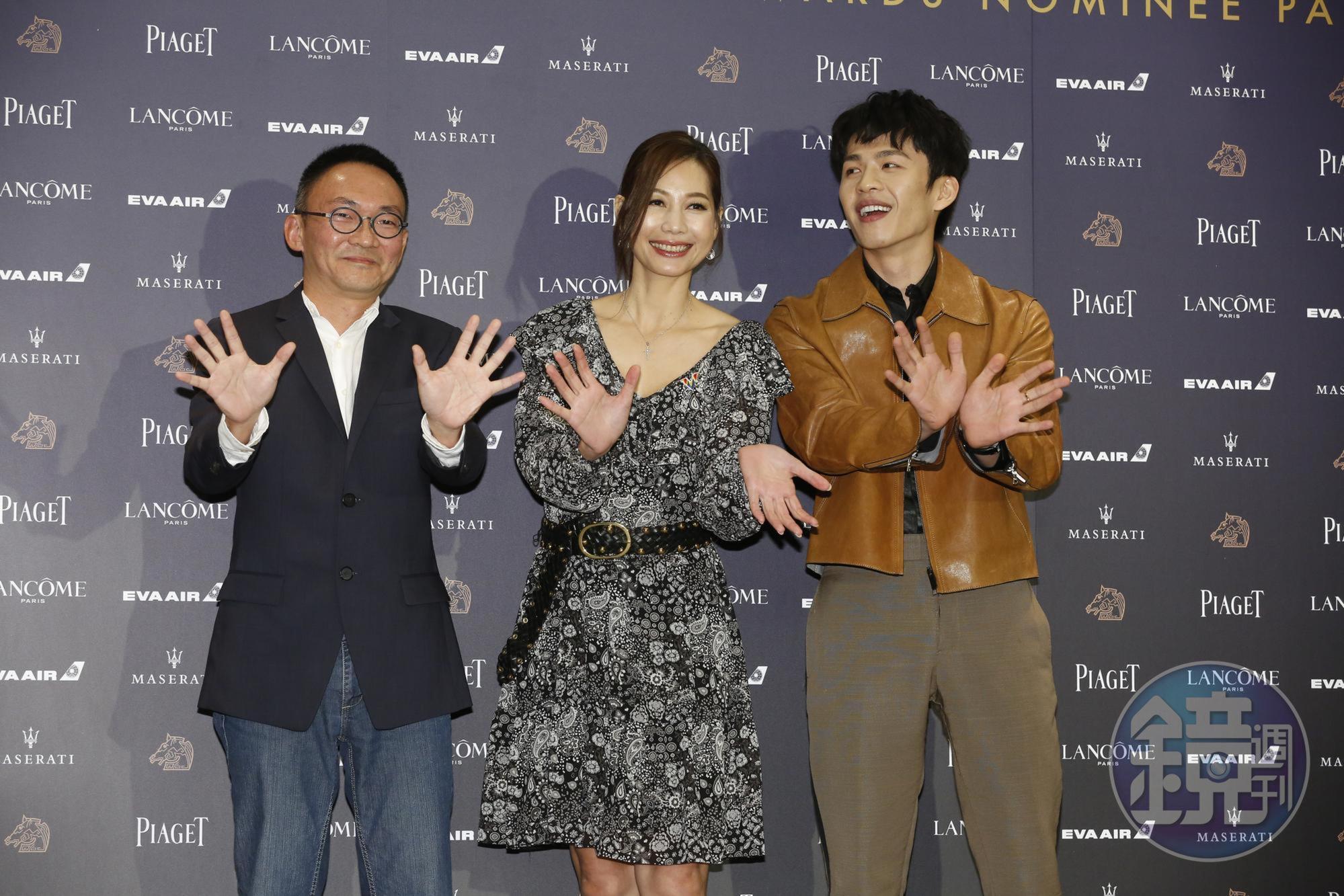 《幸福城市》的導演何蔚庭、丁寧、李鴻其，陷入一種微醺的愉悅。