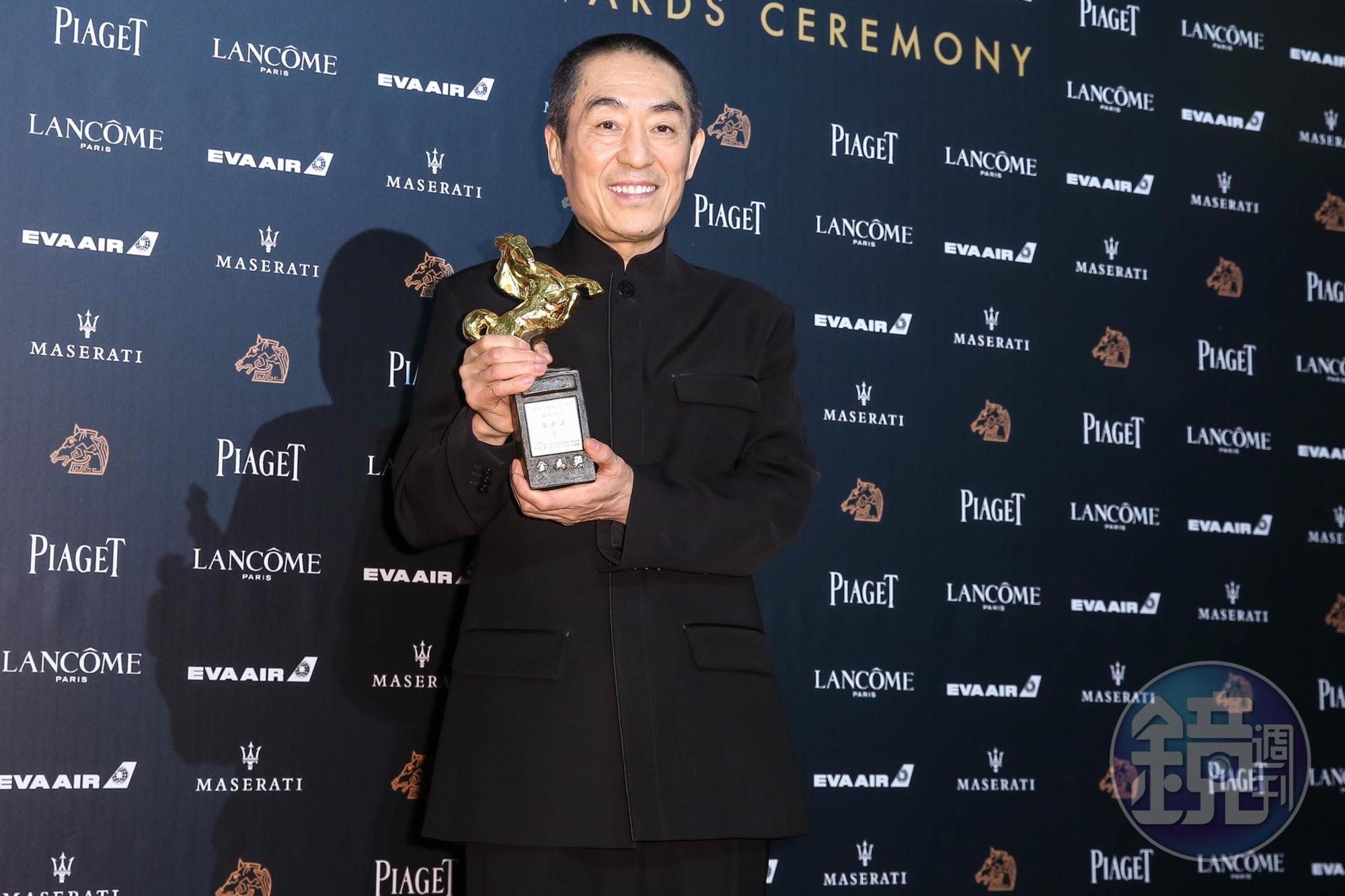 張藝謀第一次入圍金馬,就拿下最佳導演獎。