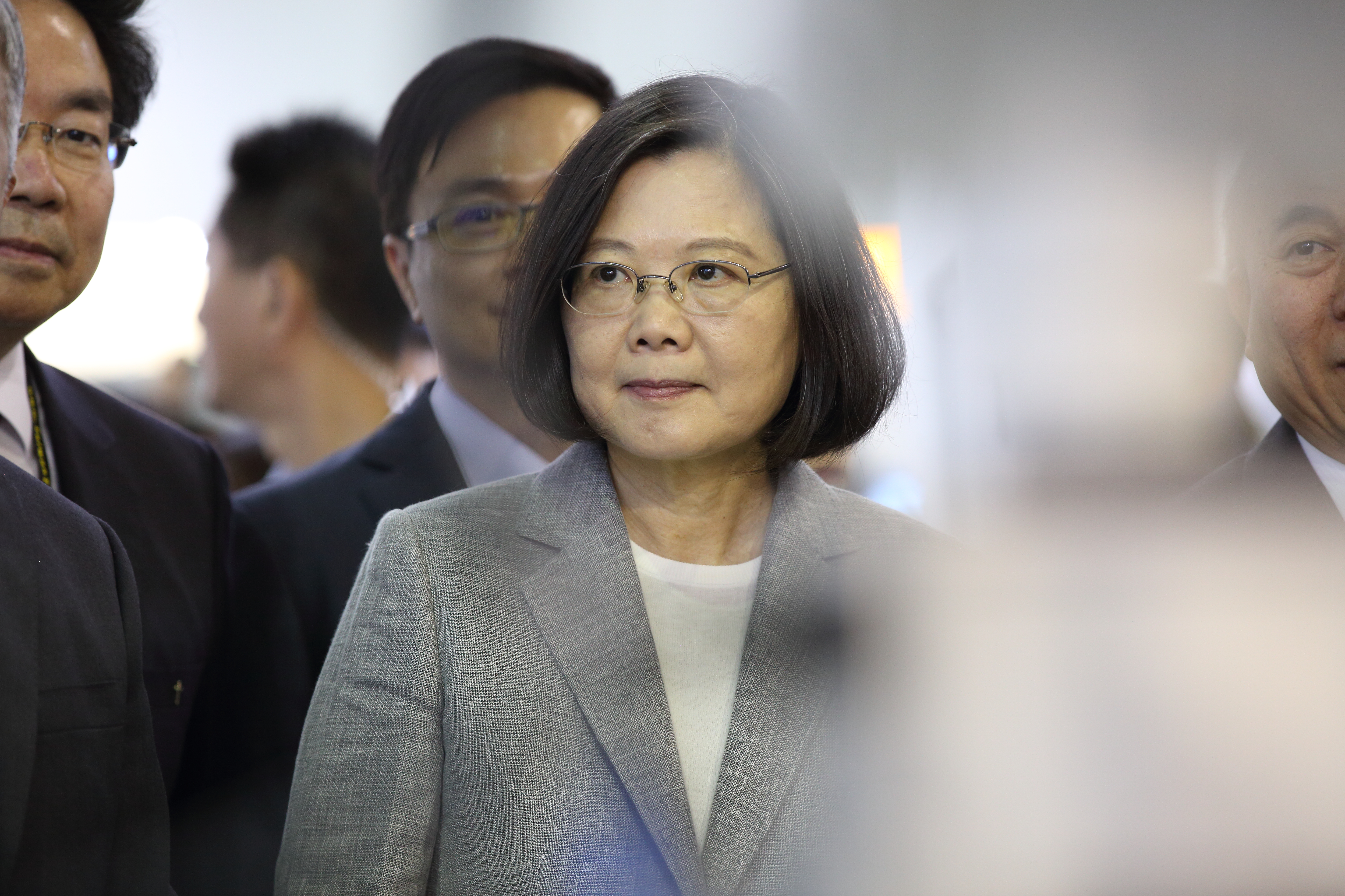 總統蔡英文今日前往台中輔選，並針對金馬獎的統獨議題發表看法。（本刊資料照）