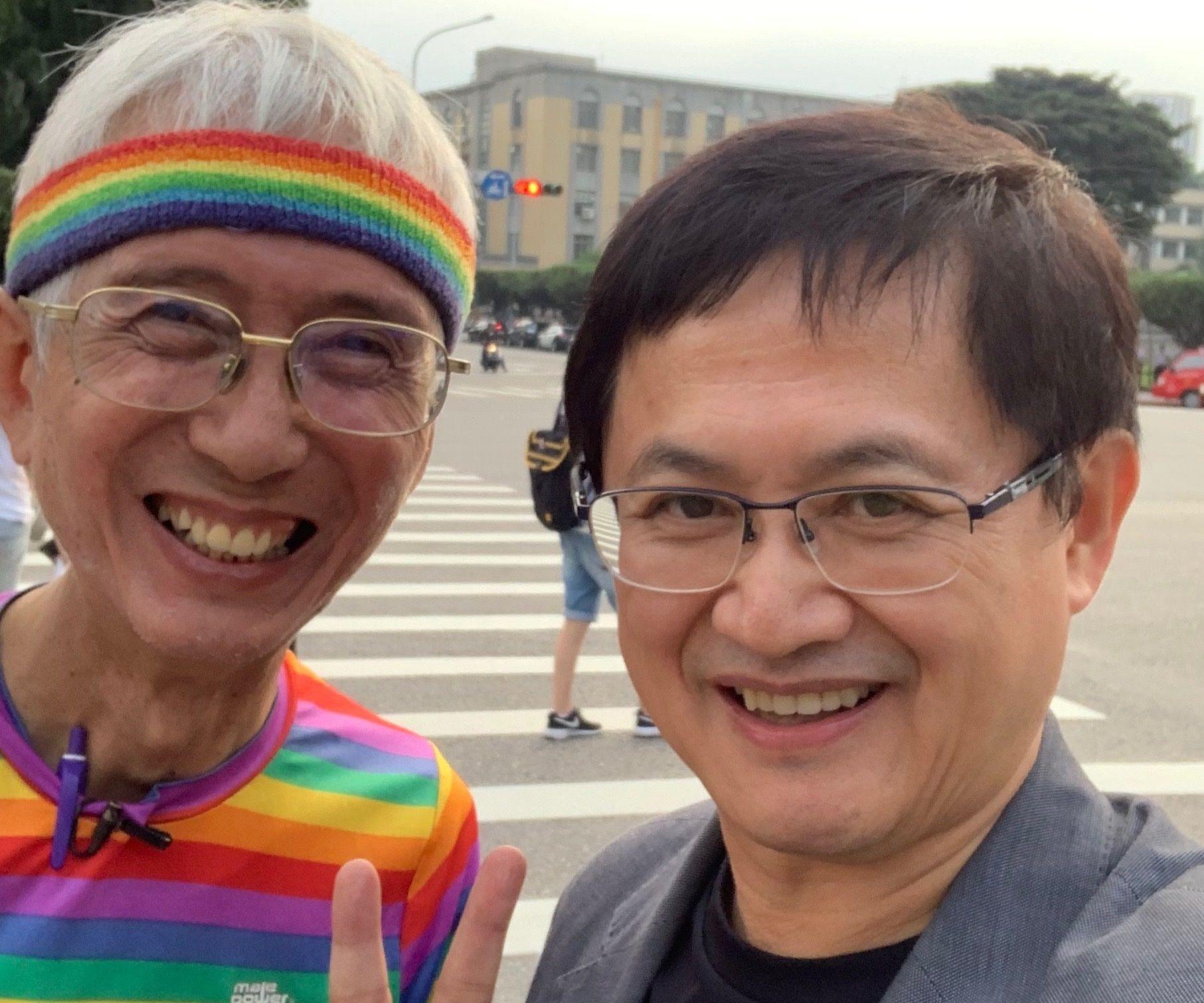 童子賢強調，我們現在所爭取的「婚姻平權」，應該是天賦人權，是生來就應該賦予每一個人的權利。（童子賢提供）