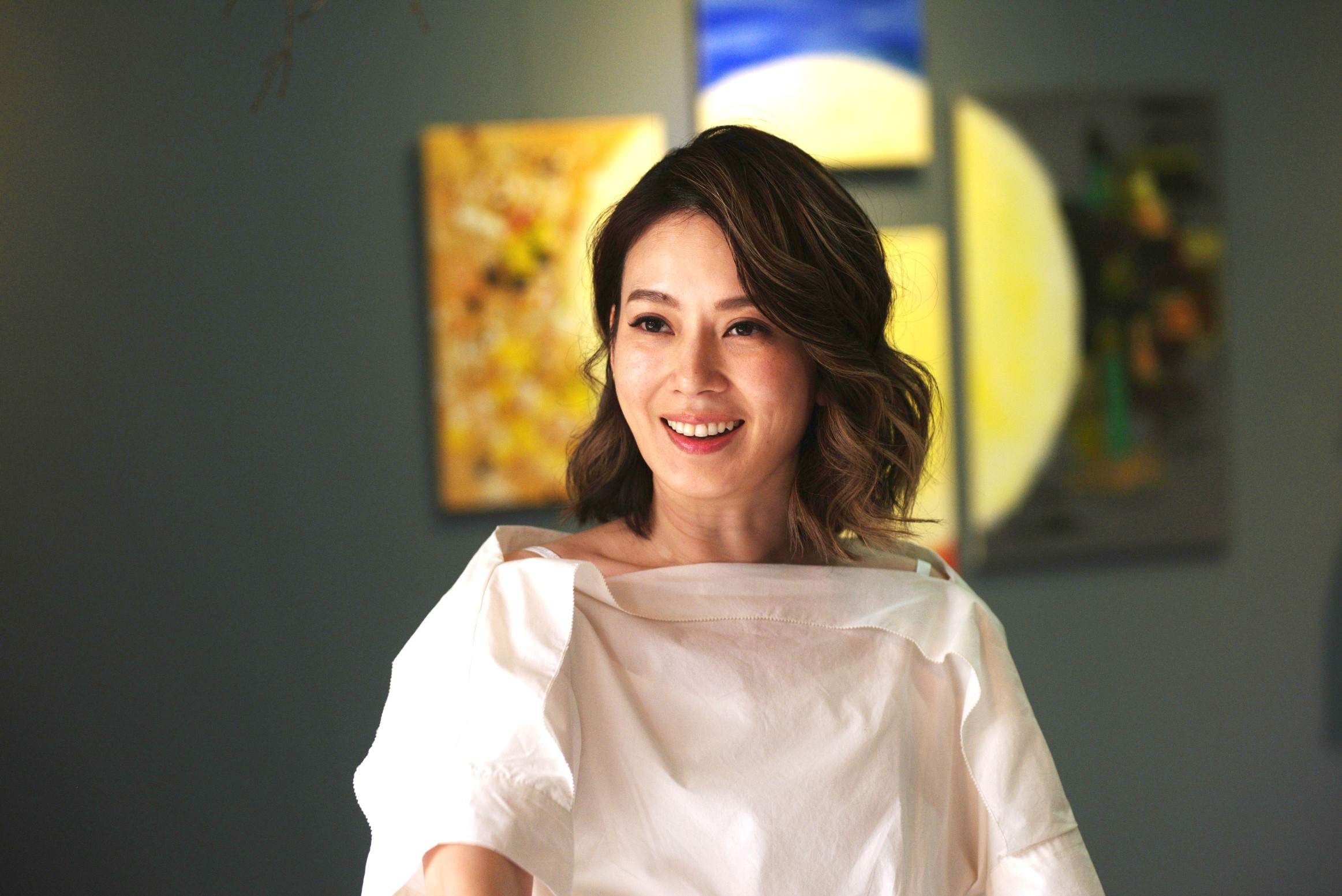 Melody雖然愛聽朋友心事，但最怕解決感情問題。（三立提供）