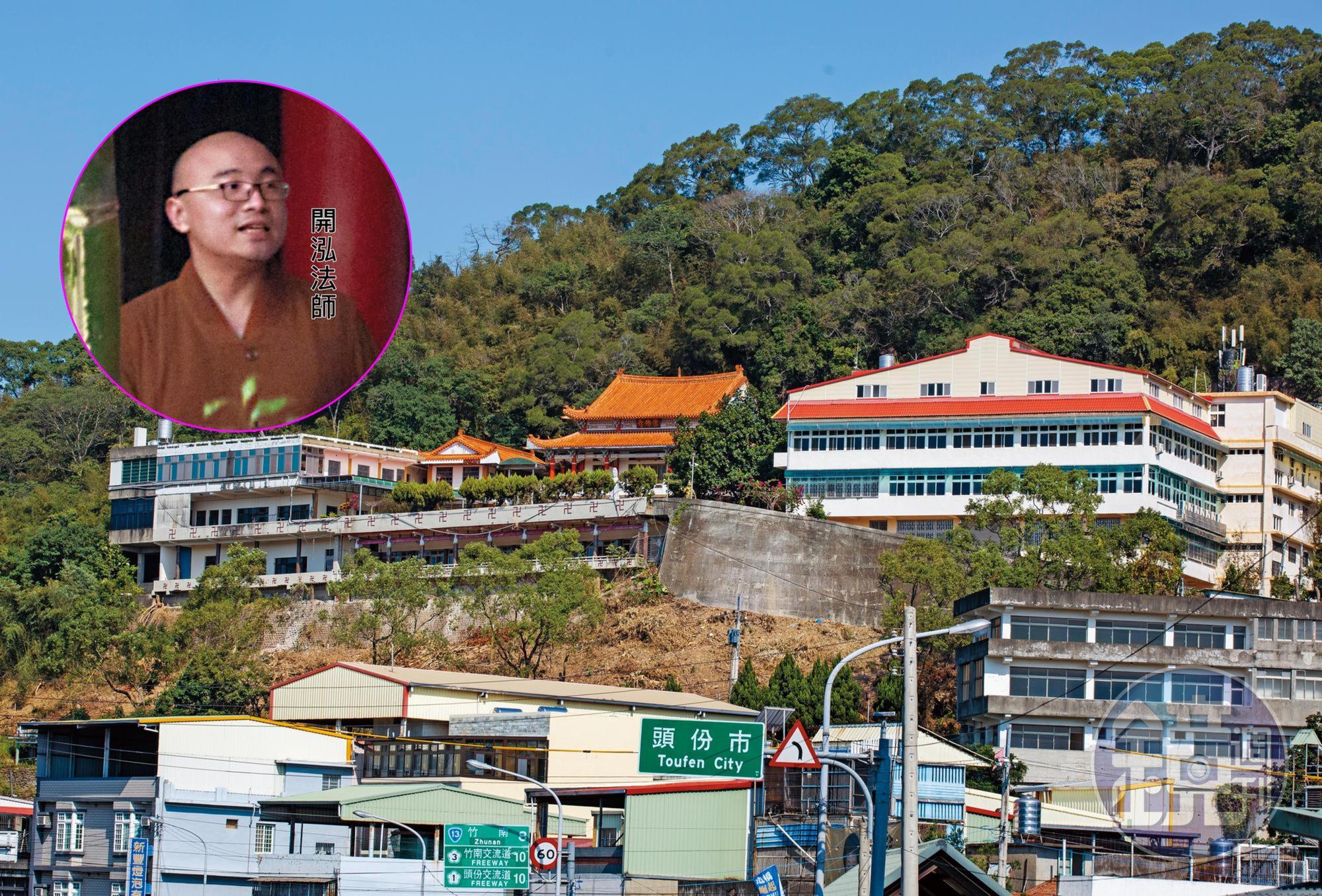 本刊根據線報找到開泓法師,他目前住在相距同善寺十幾公里遠的崇佛寺。
