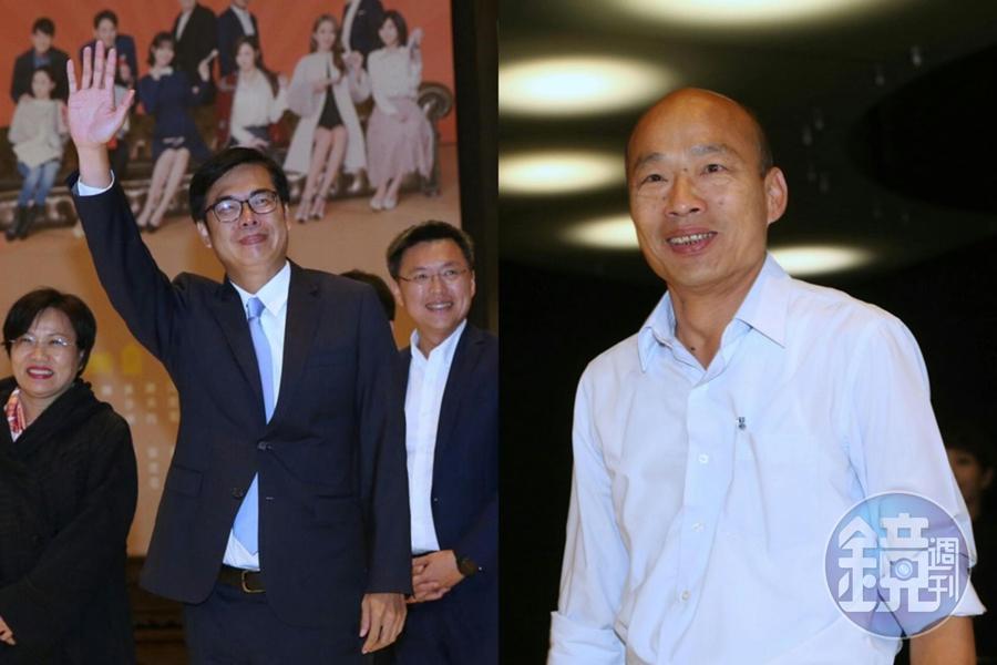 高雄市長辯論會，藍綠候選人針對「又老又窮」針鋒相對。
