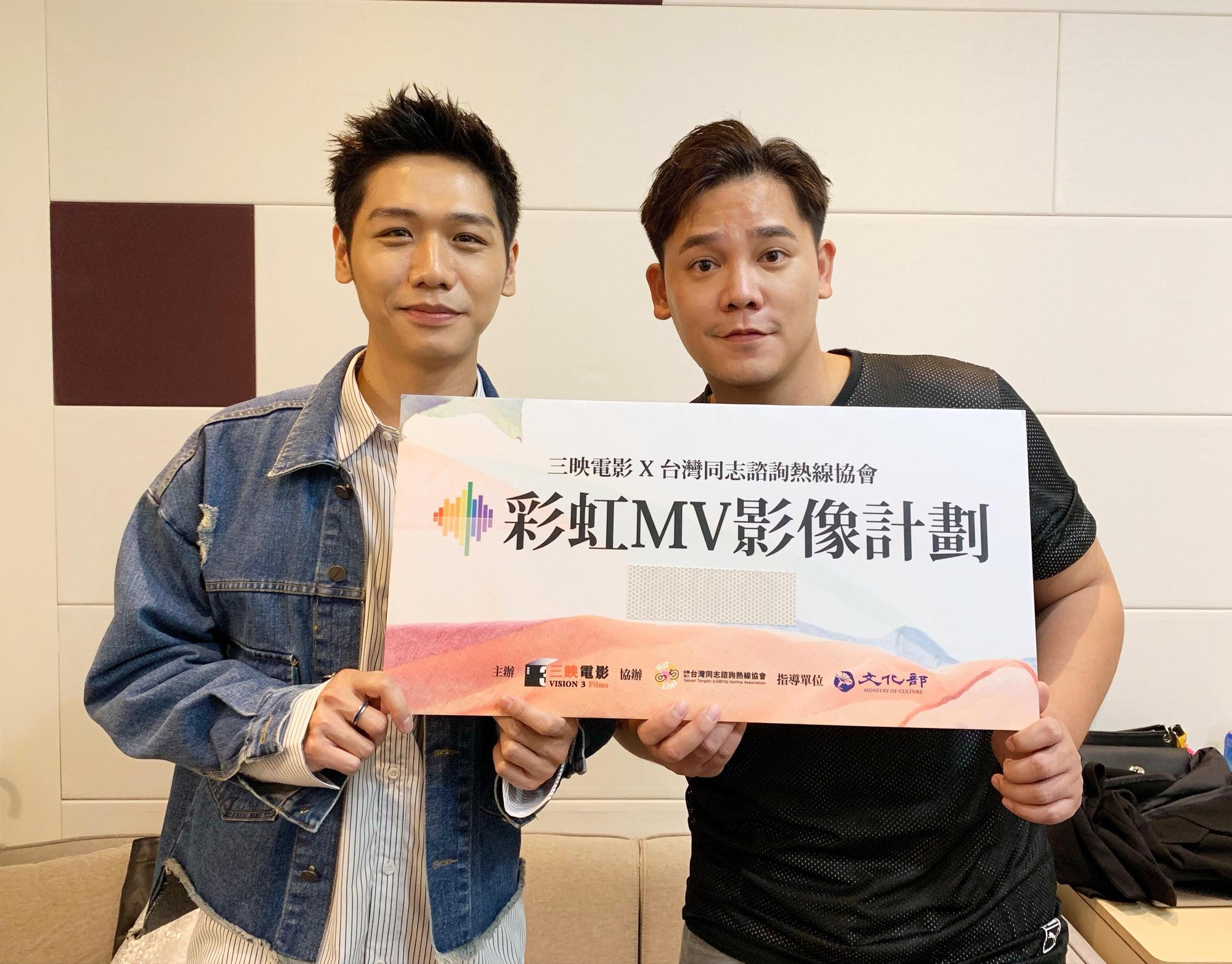 〈有我在〉由盧學叡作詞，並邀來多年好友蔡旻佑作曲兼製作人。（三映電影）