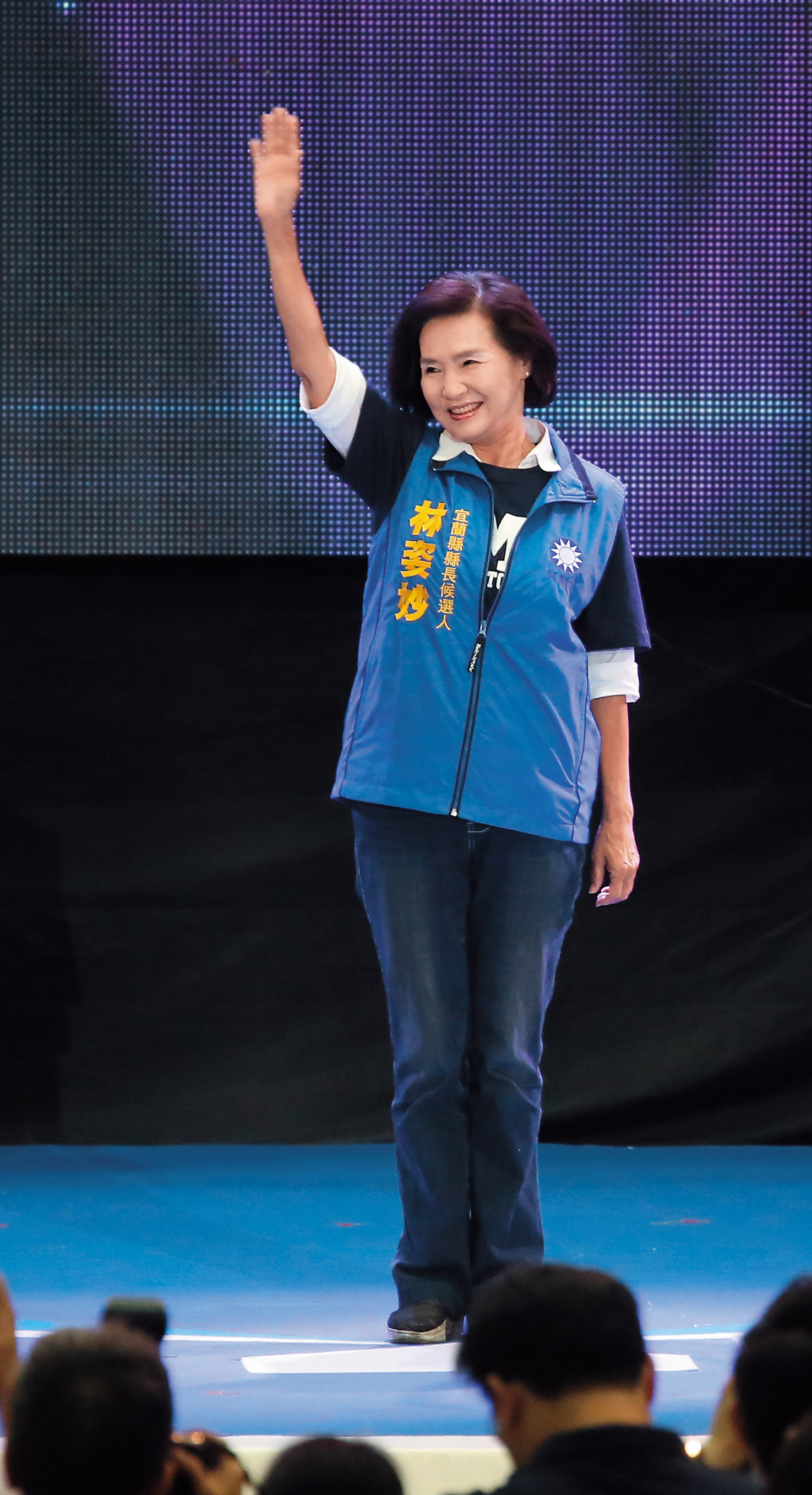 林姿妙參選以來一路領先，選戰也一直採守勢。