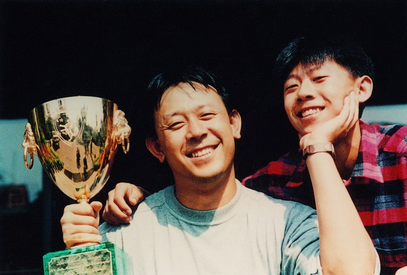 大陸演員夏雨（右）以姜文（左）執導電影《陽光燦爛的日子》在威尼斯影展拿下最佳男主角。（ 東方IC）