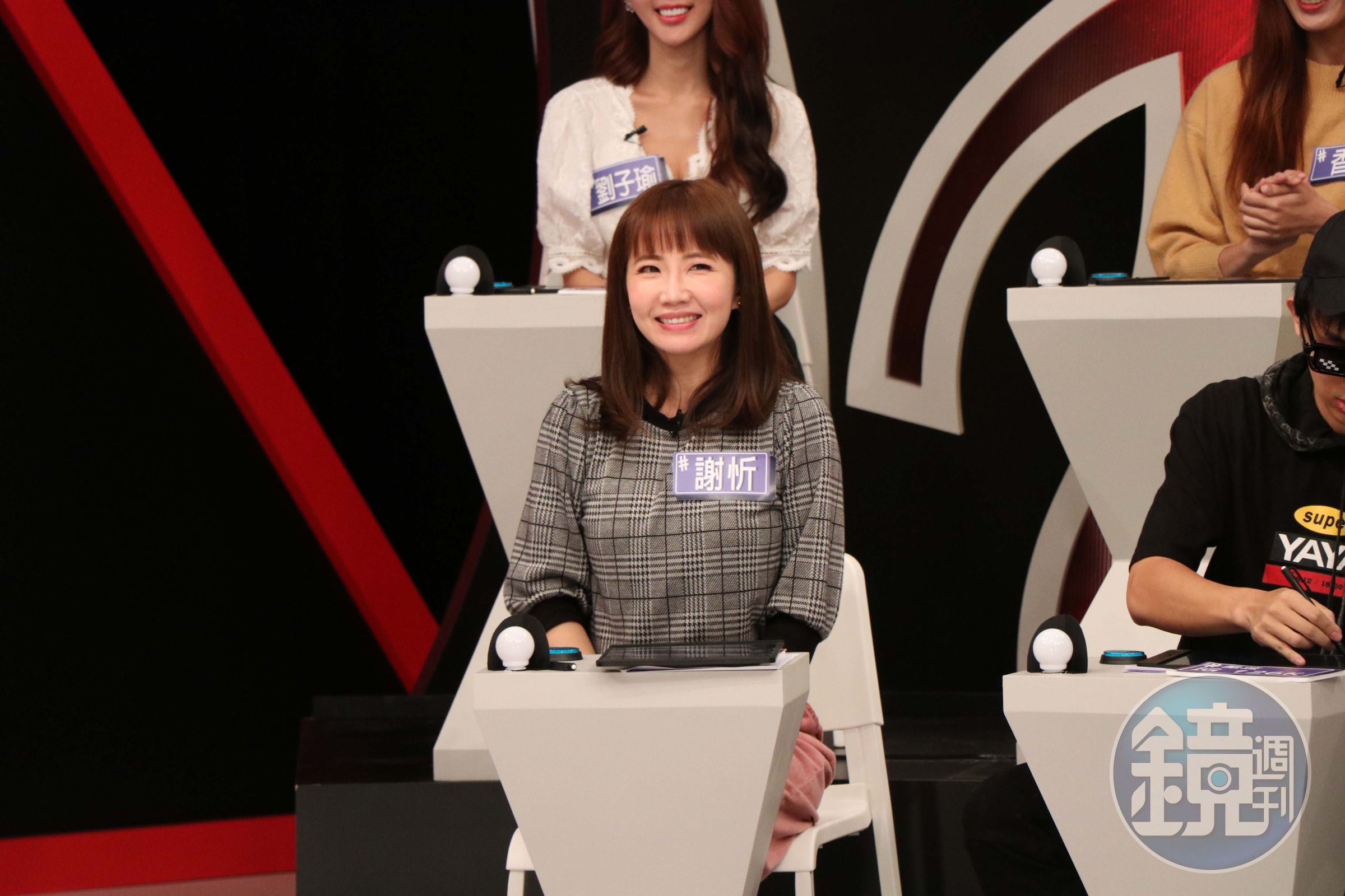 謝忻個性率真有話直說。（狼谷競技台提供）