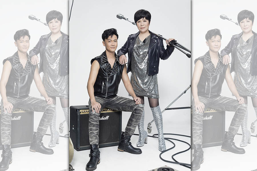 黃小琥與林俊逸共同主持《就愛瘋音樂》節目，首度合作默契十足。（八大提供）