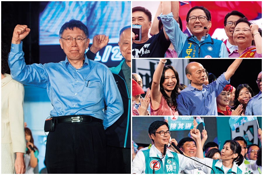 金馬獎統獨論戰激化藍綠,原本領先的柯文哲危機擴大。