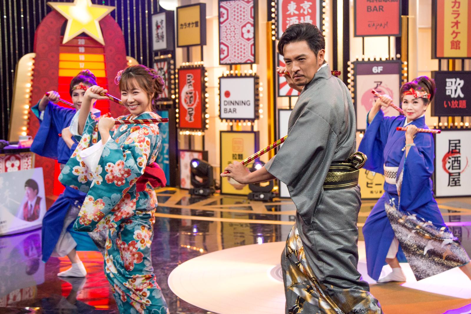 夢多和小百合將主持歌唱節目《國興日本歌唱王》,全程以日文主持。(國興衛視提供)