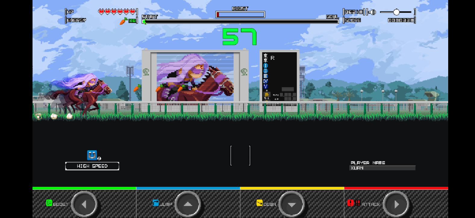 8 bit 不減 Rider 帥氣。（遊戲畫面）