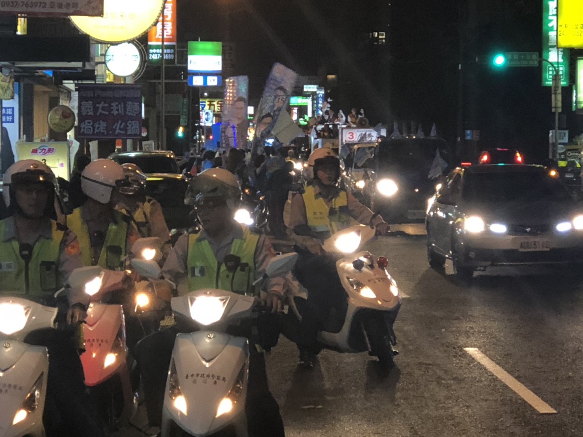 選前最後48小時，警方總動員防制暴力衝突。（警方提供）