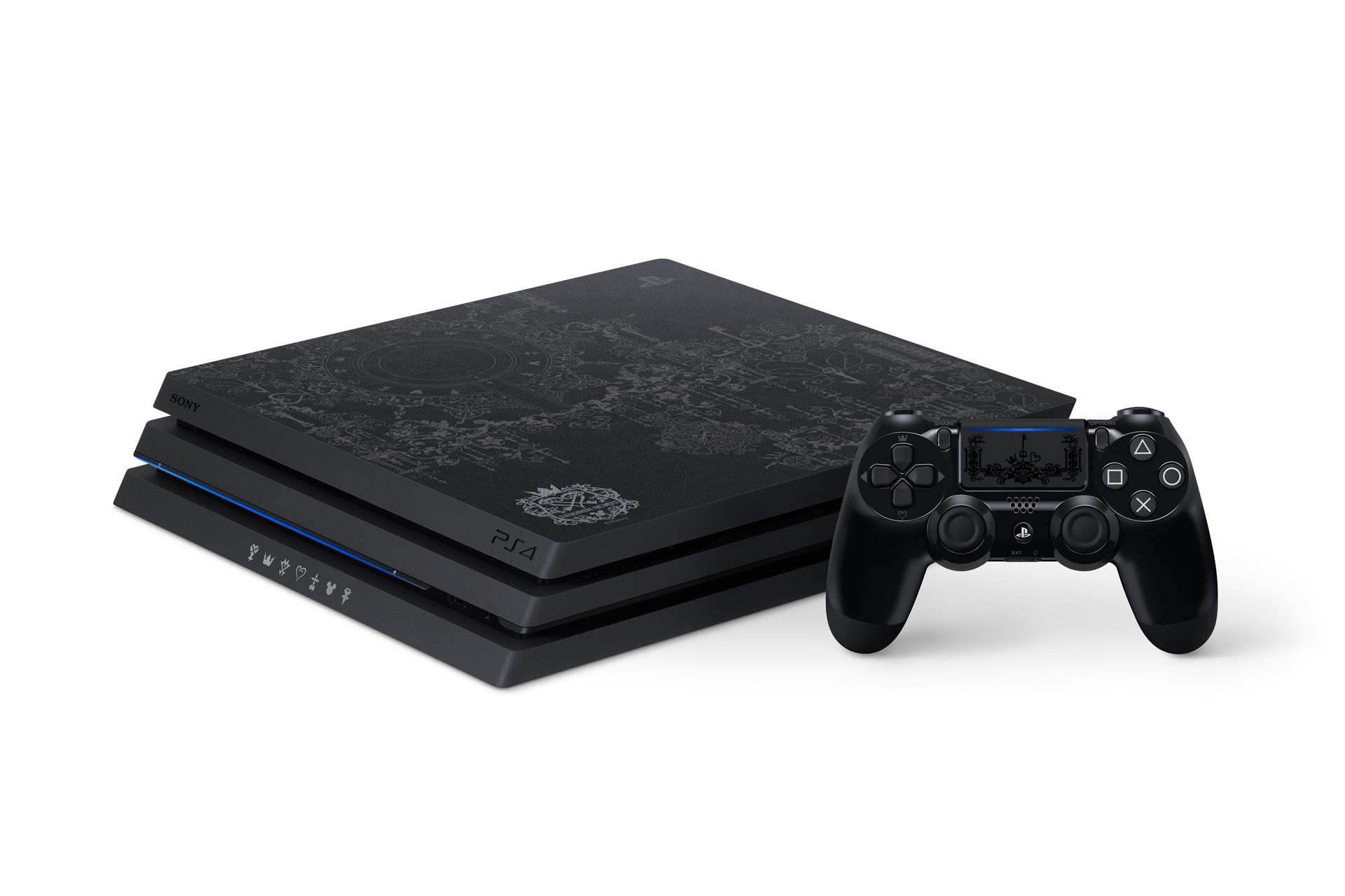 PlayStation 4 Pro KINGDOM HEARTS III LIMITED EDITION建議售價新台幣 14,480 元，限量是殘酷的，價錢也是。