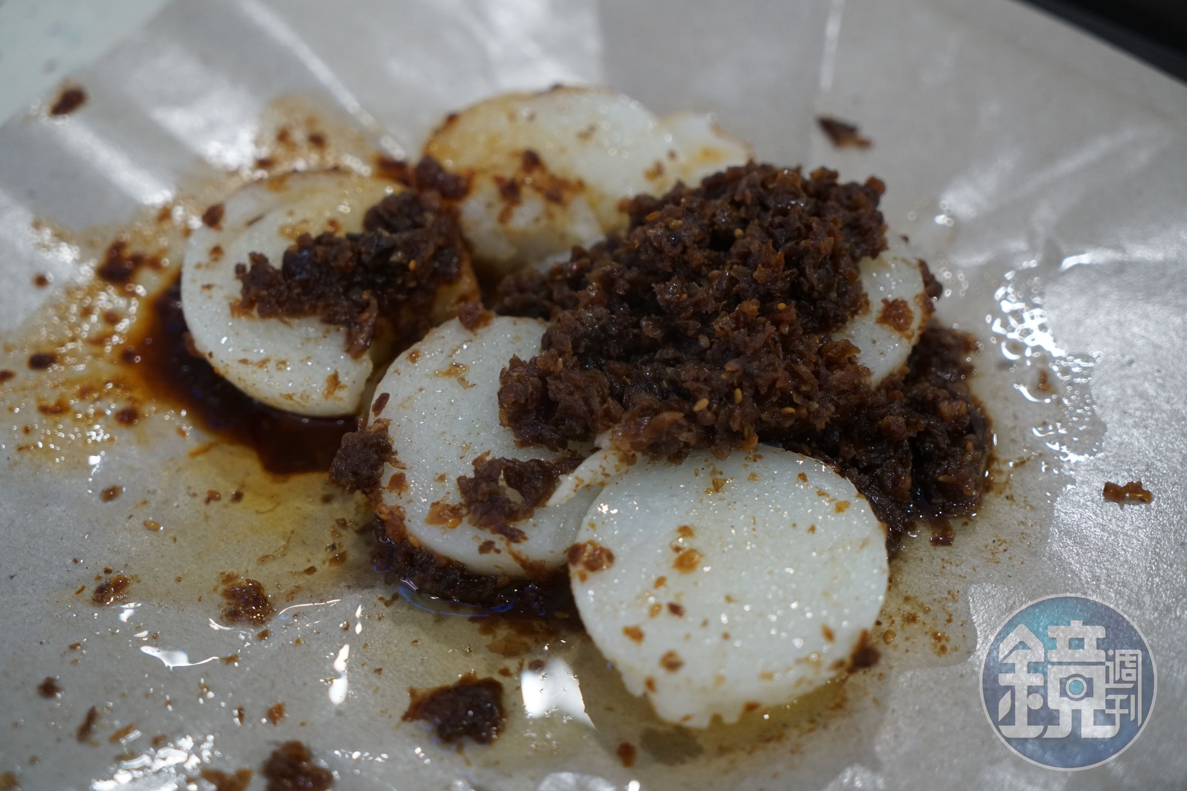 新加坡小吃「水粿」，是以米漿做成的粿食。