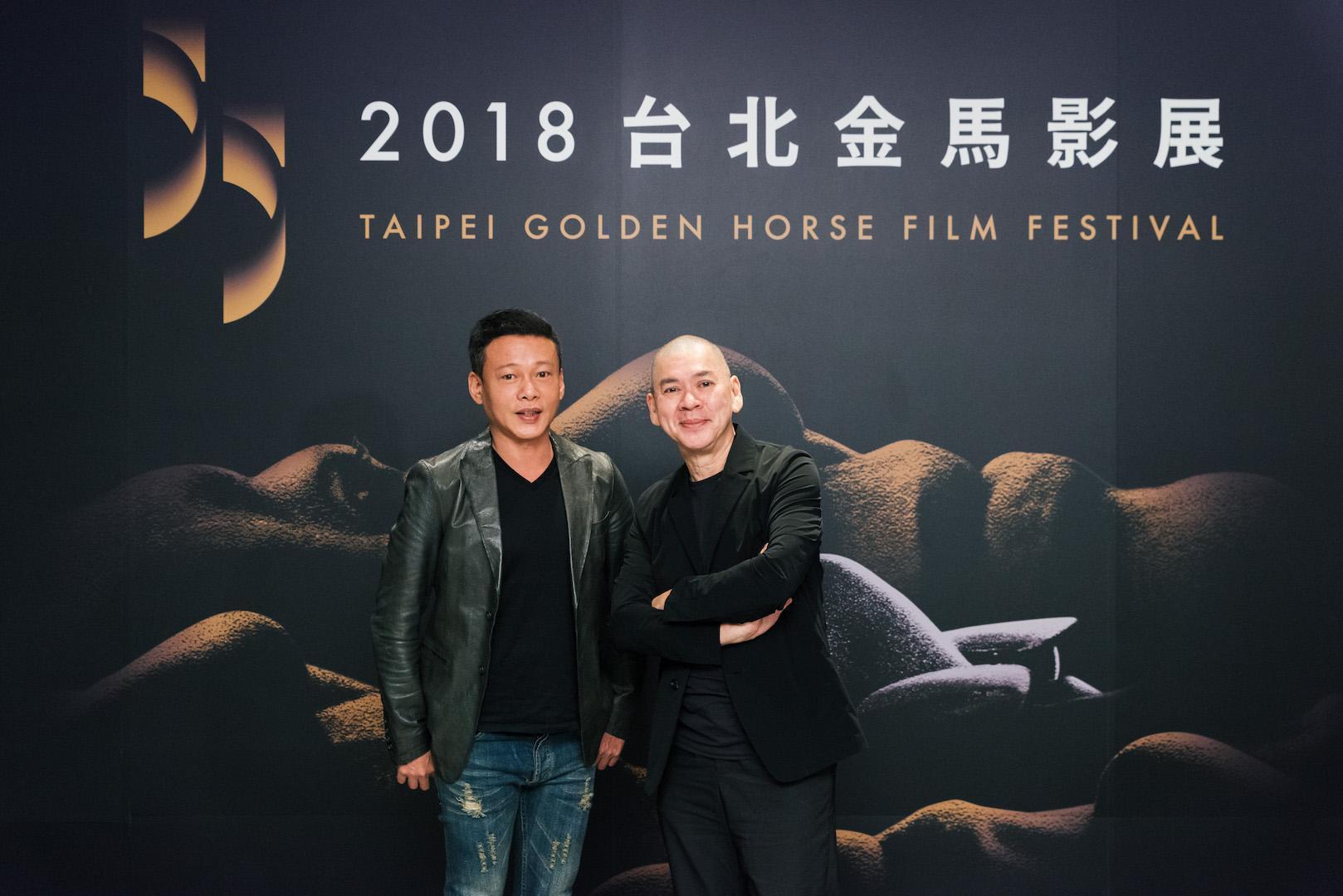 蔡明亮的御用男主角李康生不僅自己和媽媽都為《你的臉》入鏡拍攝，也現身映後活動。（金馬執委提供）