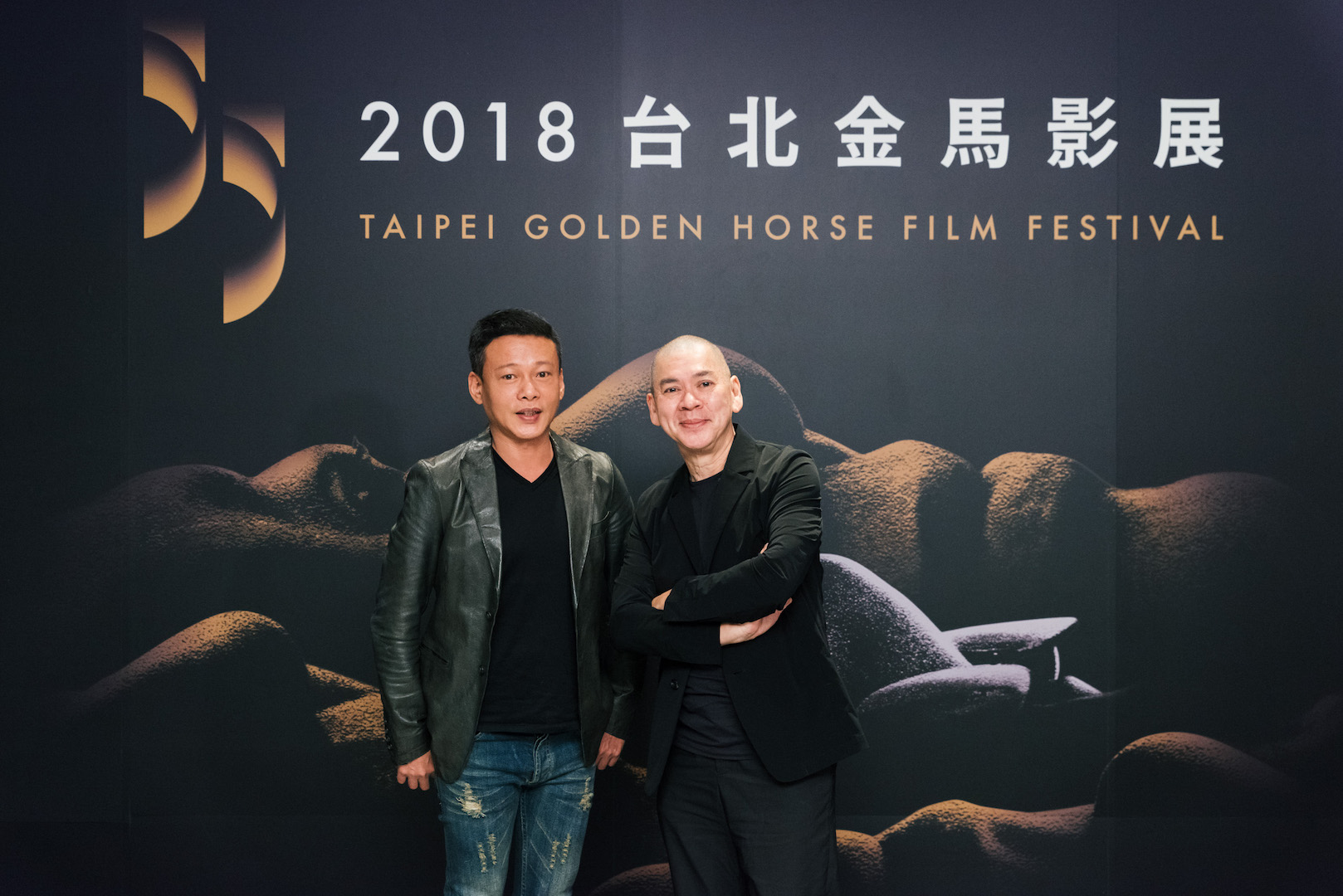 蔡明亮的御用男主角李康生不僅自己和媽媽都為《你的臉》入鏡拍攝，也現身映後活動。（金馬執委提供）