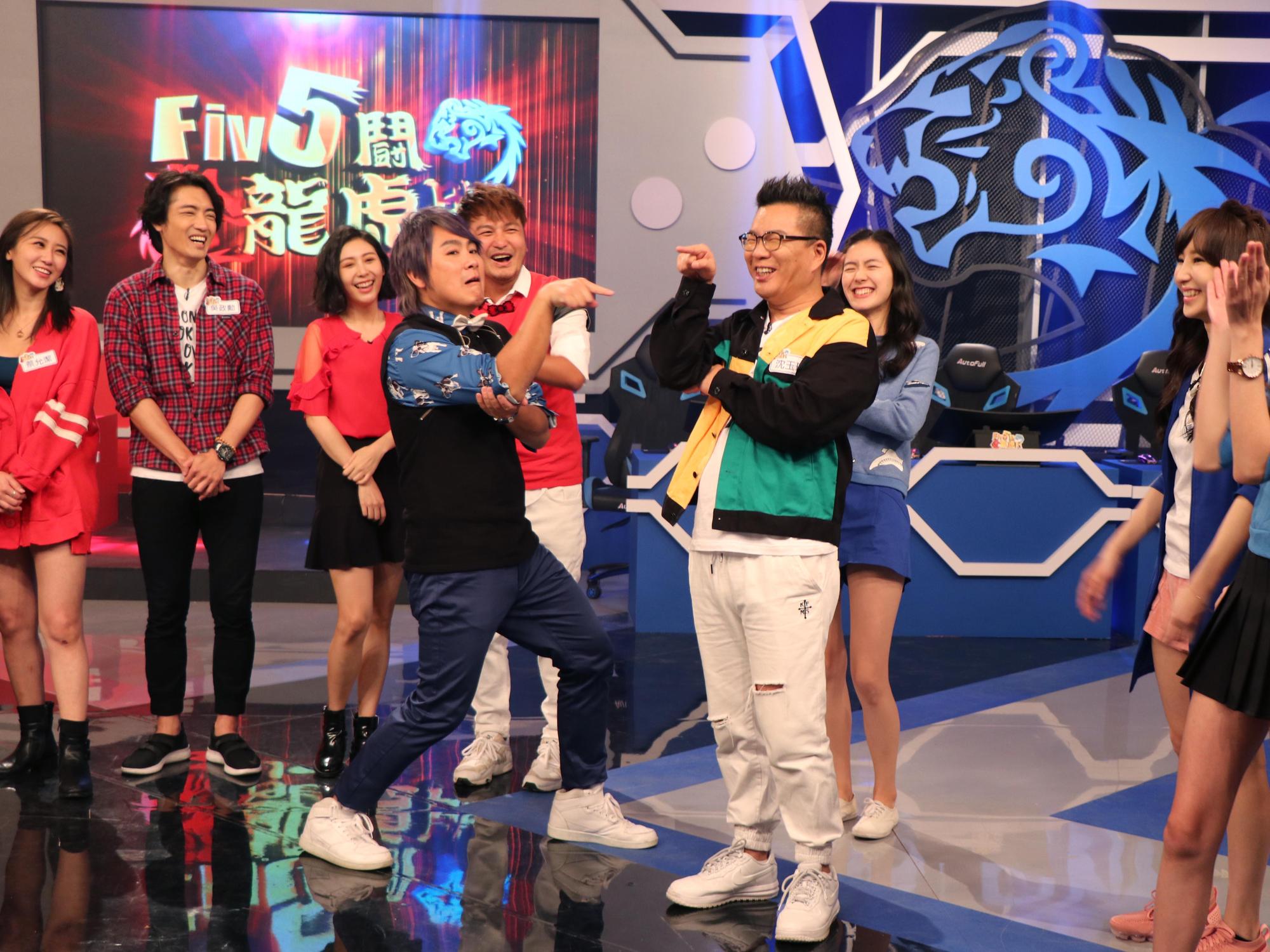 沈玉琳上《FIVE鬪！龍虎門》，被王仁甫嫌棄。（狼谷競技台提供）
