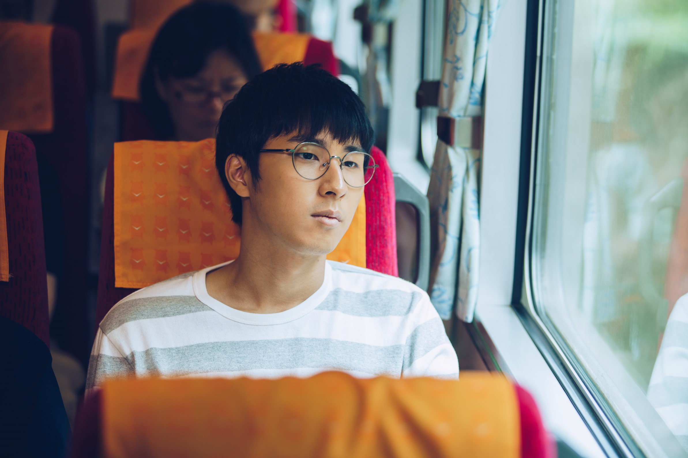 從國外回台的胡釋安這次是第一次擁有投票權。（公視提供）