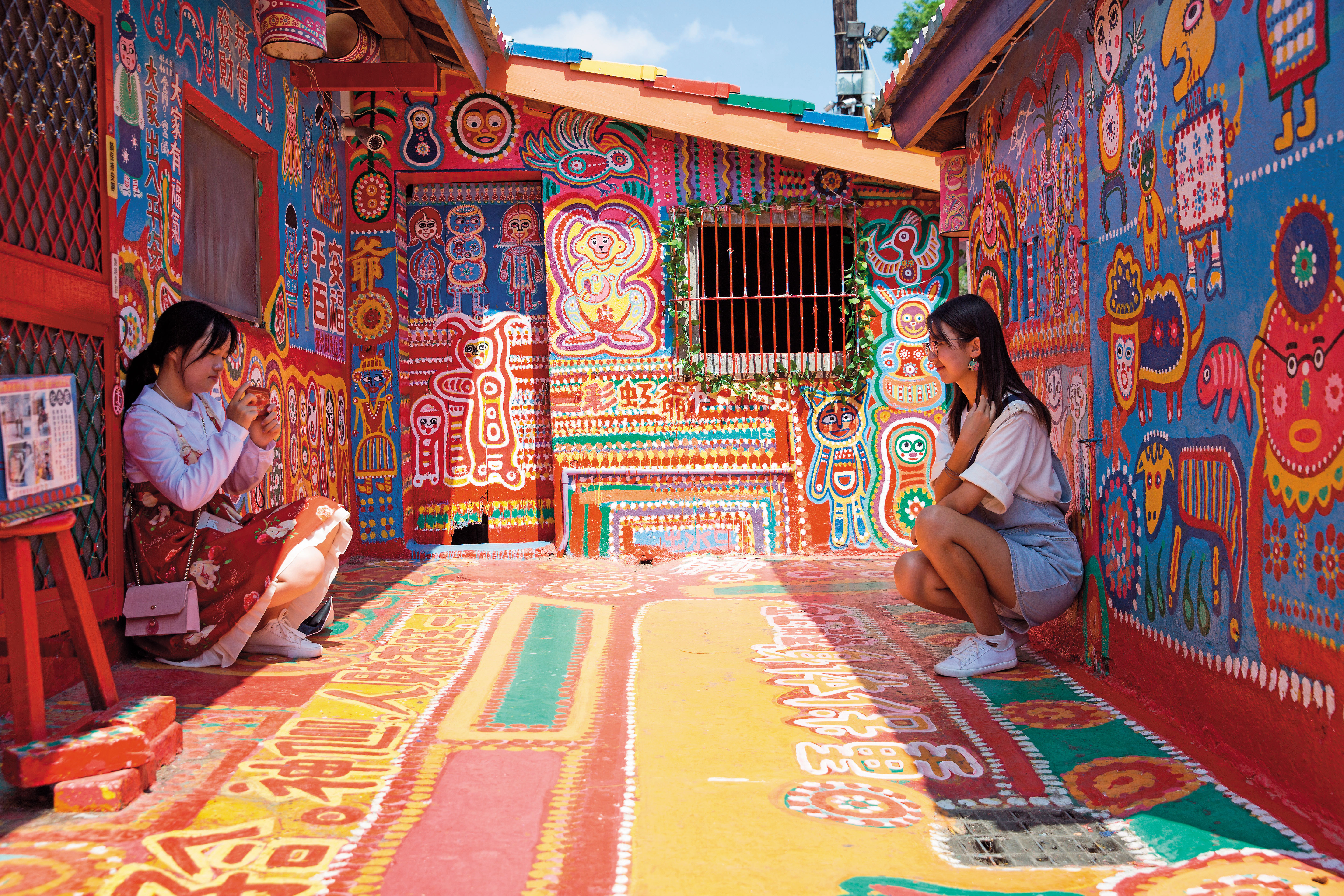 彩虹眷村現在成了國際知名景點，勝過台北101大樓。