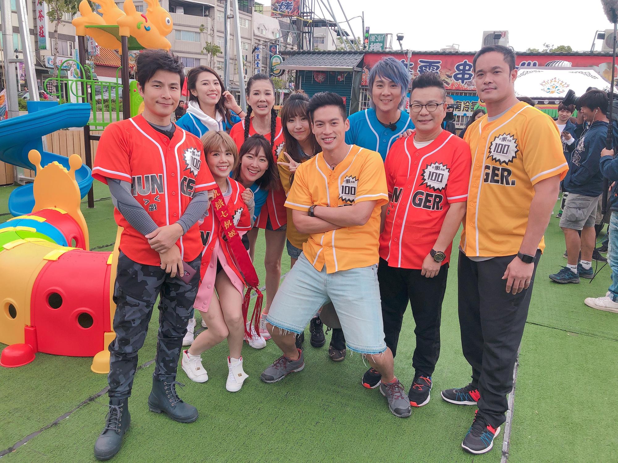 中視《飢餓遊戲》邀來大師兄林智勝、沈玉琳、丁國琳、兄弟啦啦隊Passion sister人氣團員等。(中視提供)