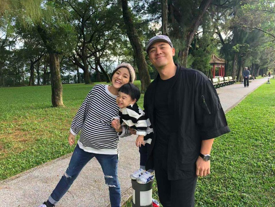 竇智孔宣布喜訊,老婆幃幃懷了第二胎。(竇智孔提供)
