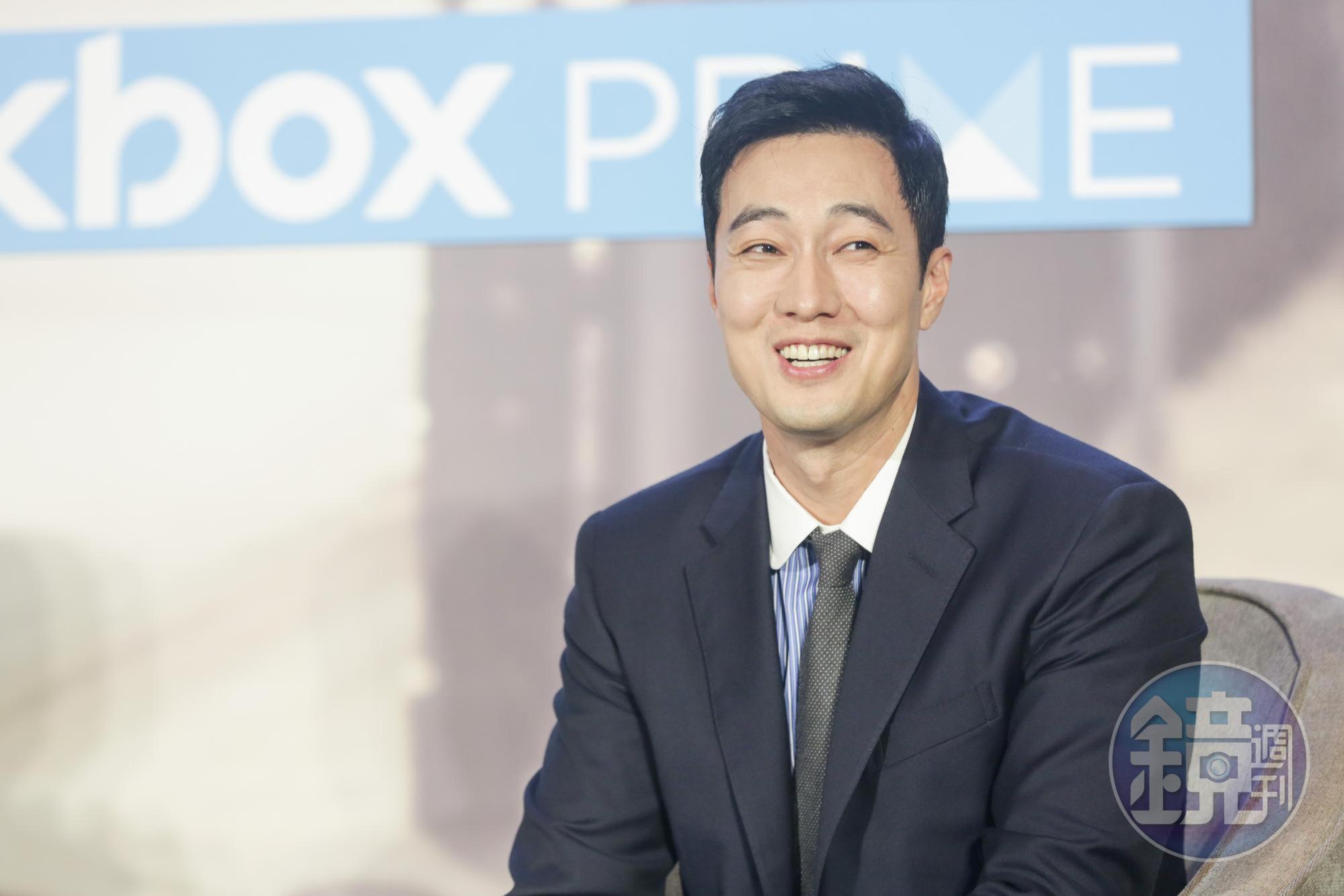 蘇志燮笑容滿滿，雖然僅現身約20分鐘，魅力全場。