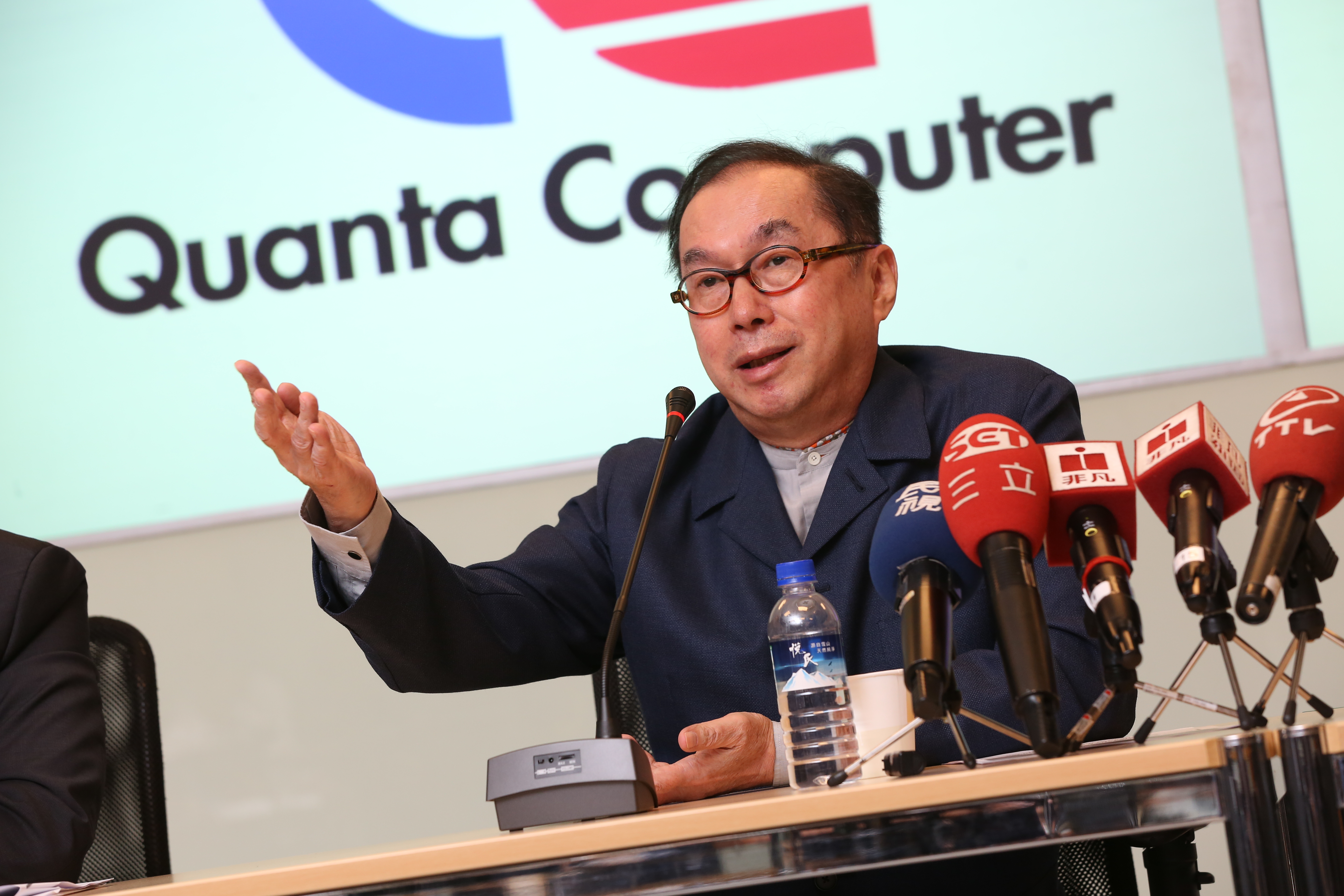 因應中美貿易戰，林百里這個月出手購置新廠區，地點就在華亞廣達總部旁。