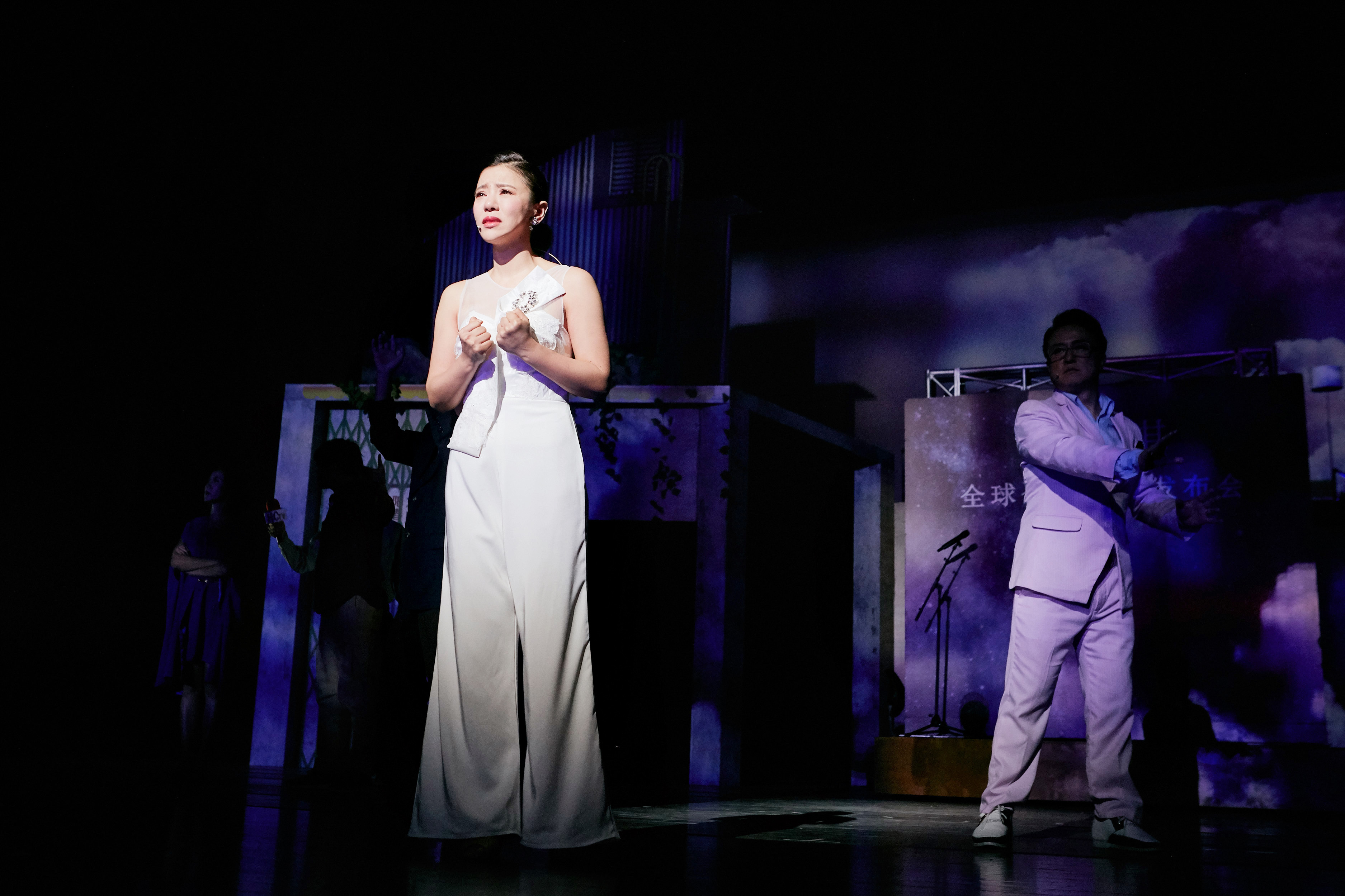  丁噹主演的音樂劇《搭錯車》前進廈門演出，吸引死忠歌迷捧場支持。 （相信音樂提供）