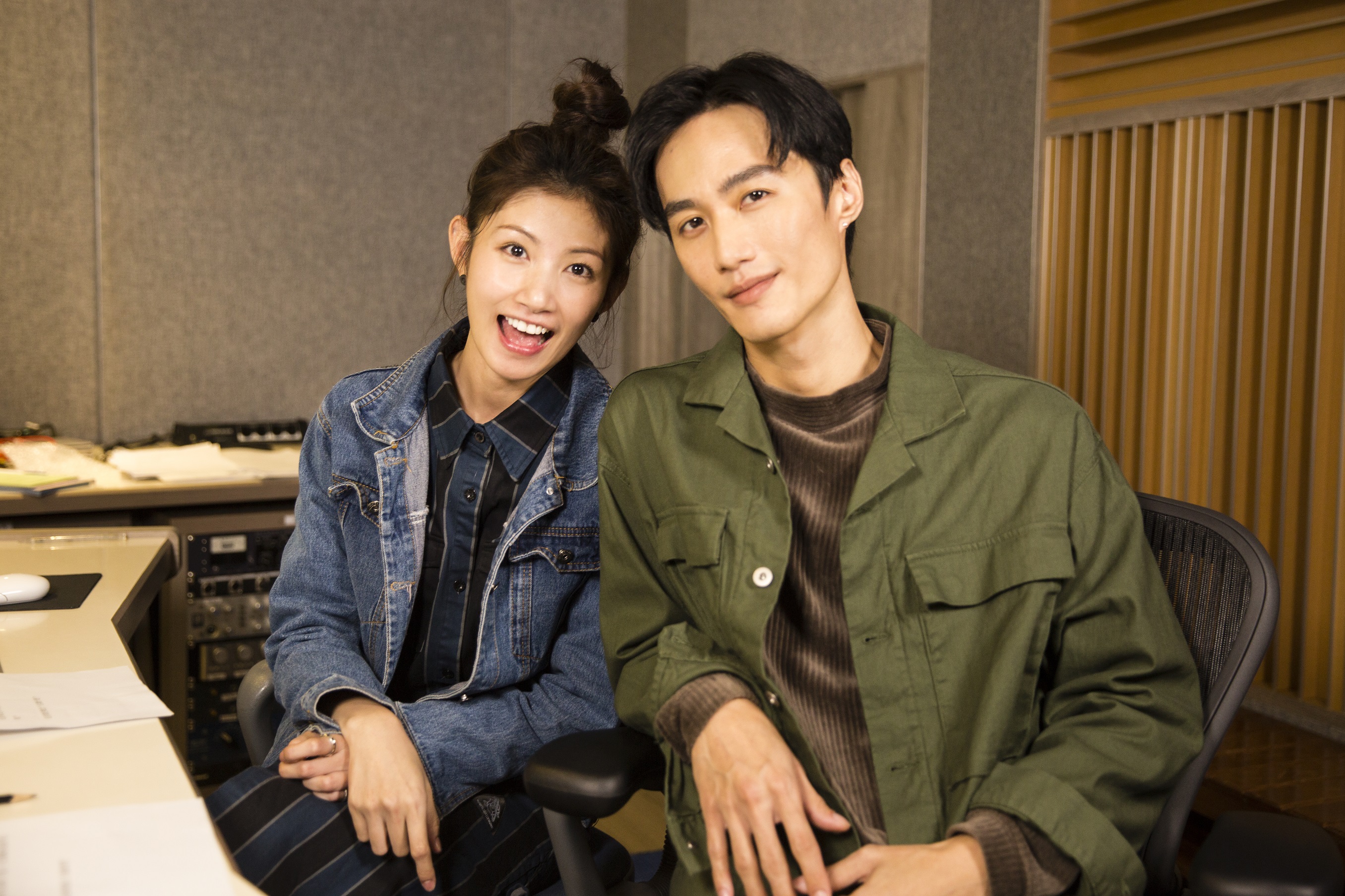 李千那和李英宏合作，稱彼此是高個子跟瘦猴。（熱帶娛樂提供）