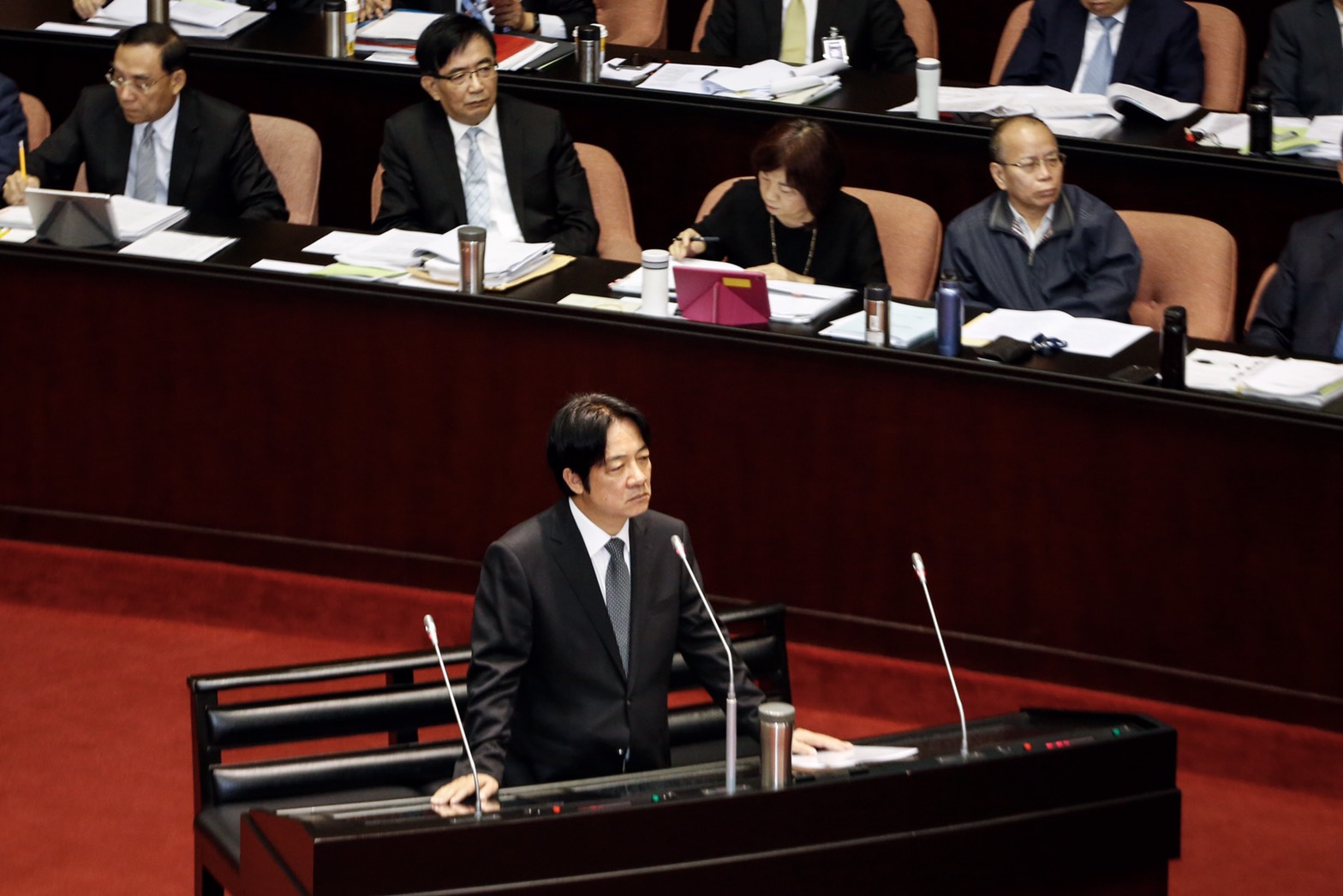 行政院長賴清德今（27日）到立法院報告並備詢。