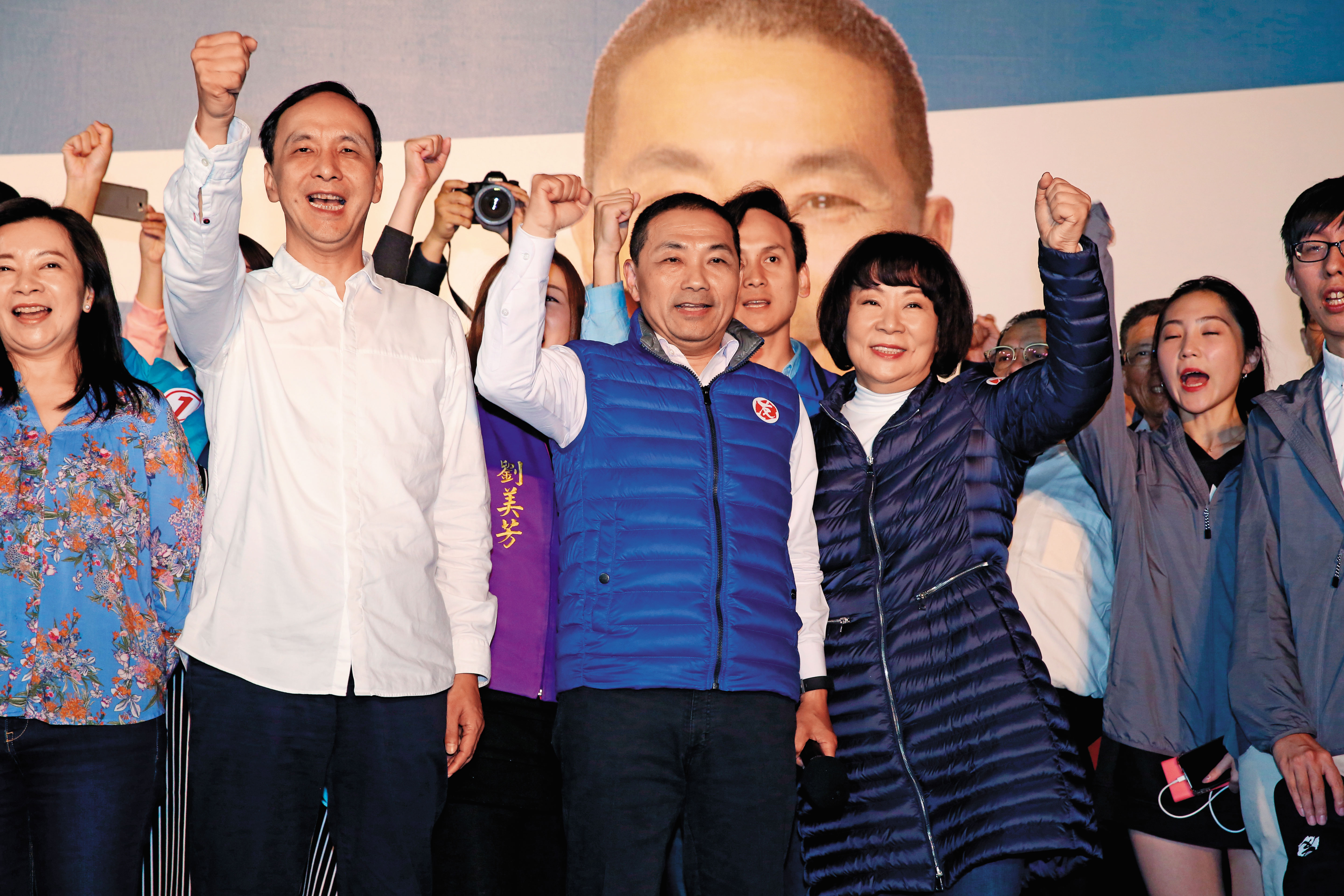 「鐵漢」侯友宜一路領先,即使選戰採保守策略仍取勝。