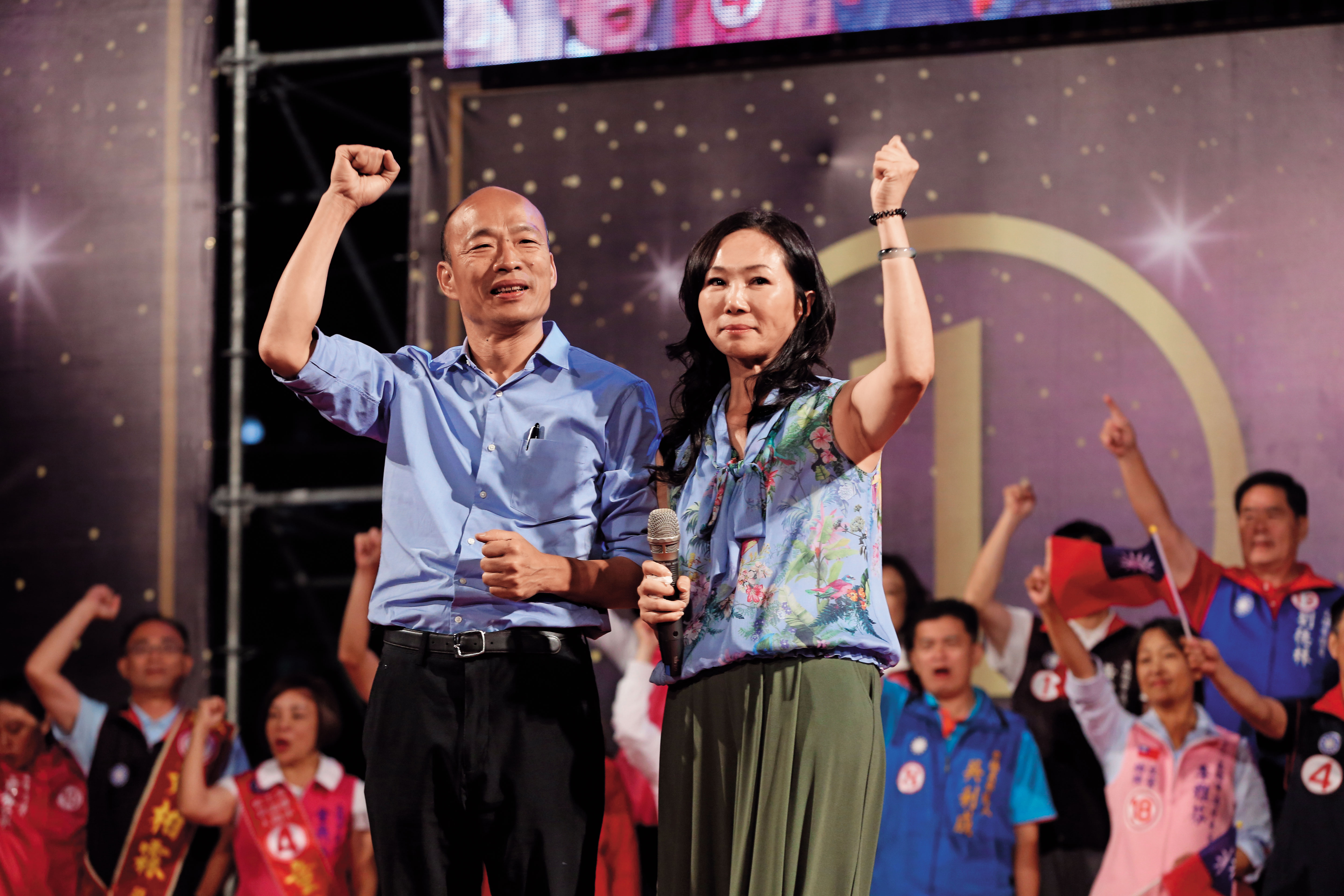 韓國瑜打贏高雄選戰,儼然已成藍營新共主。